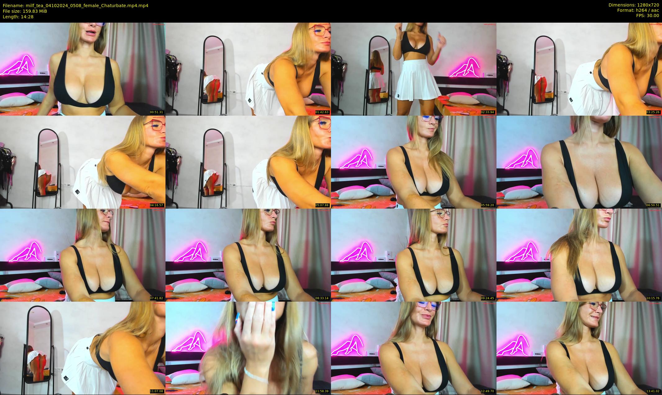 milf_tea — 15 minute Chaturbate female cam show recording, 720p, Oct 4, 2024