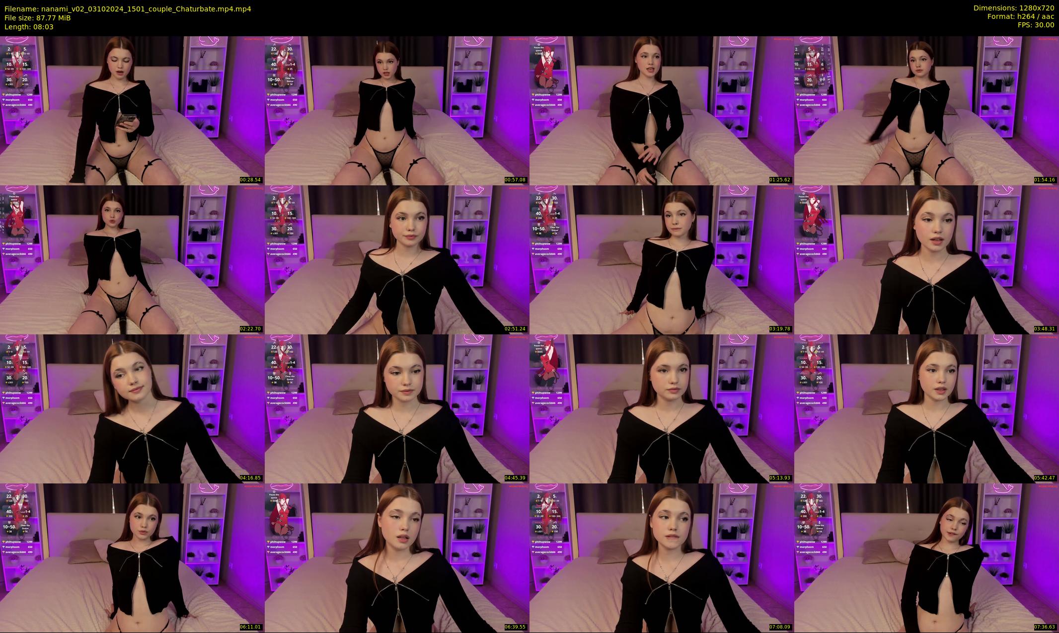 nanami_v02 — 9 minute Chaturbate couple cam show recording, 720p, Oct 3, 2024