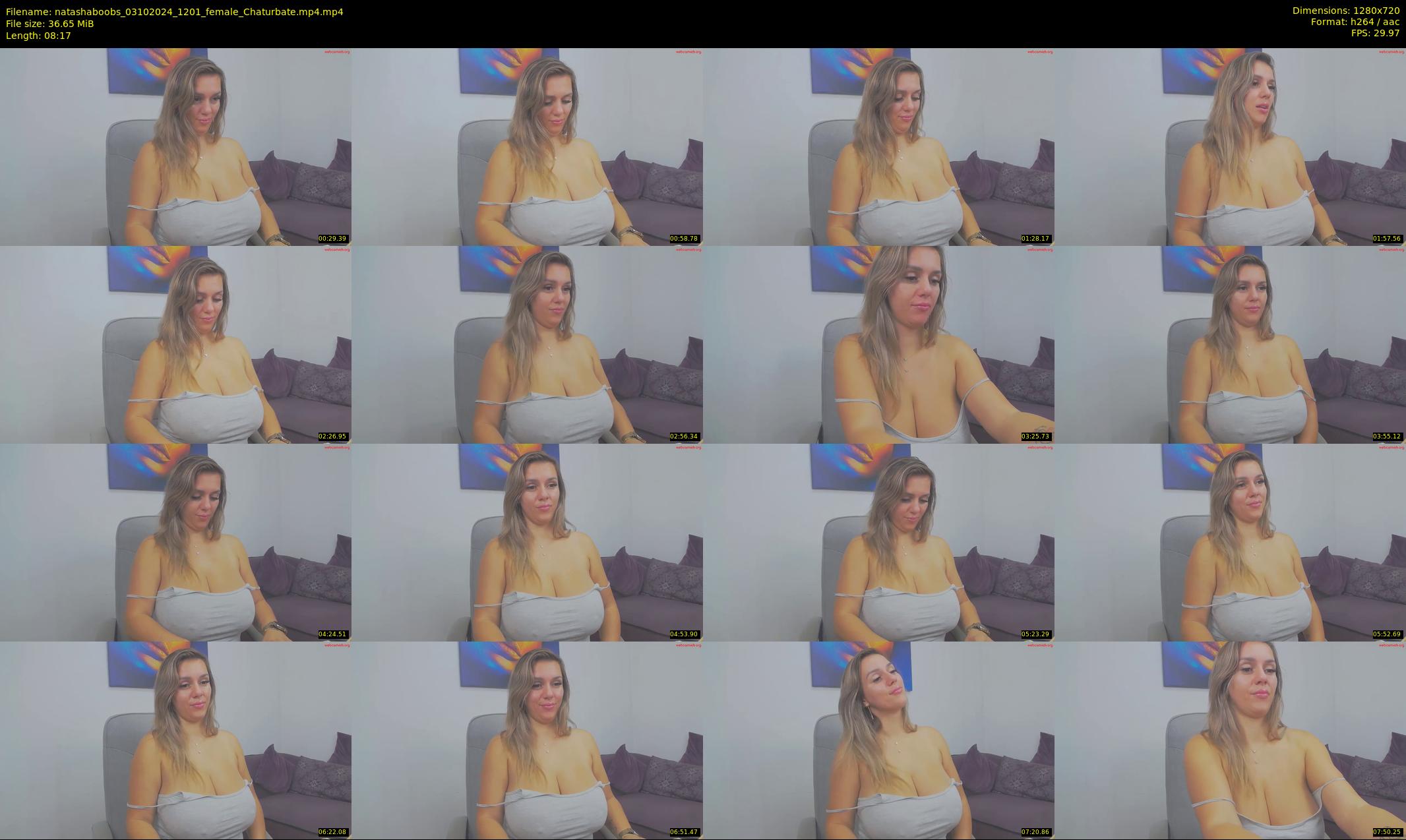 natashaboobs — 9 minute Chaturbate female cam show recording, 720p, Oct 3, 2024