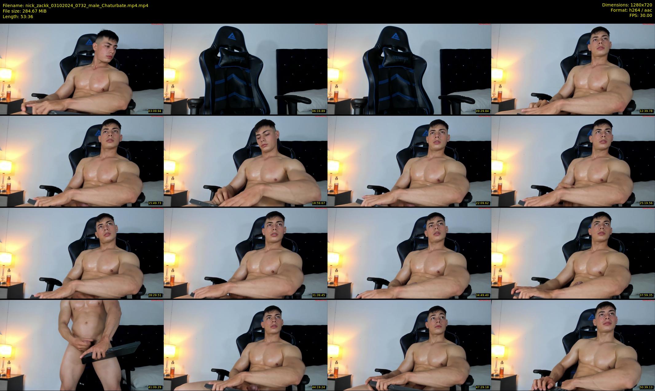 nick_zackk — 54 minute Chaturbate male cam show recording, 720p, Oct 3, 2024