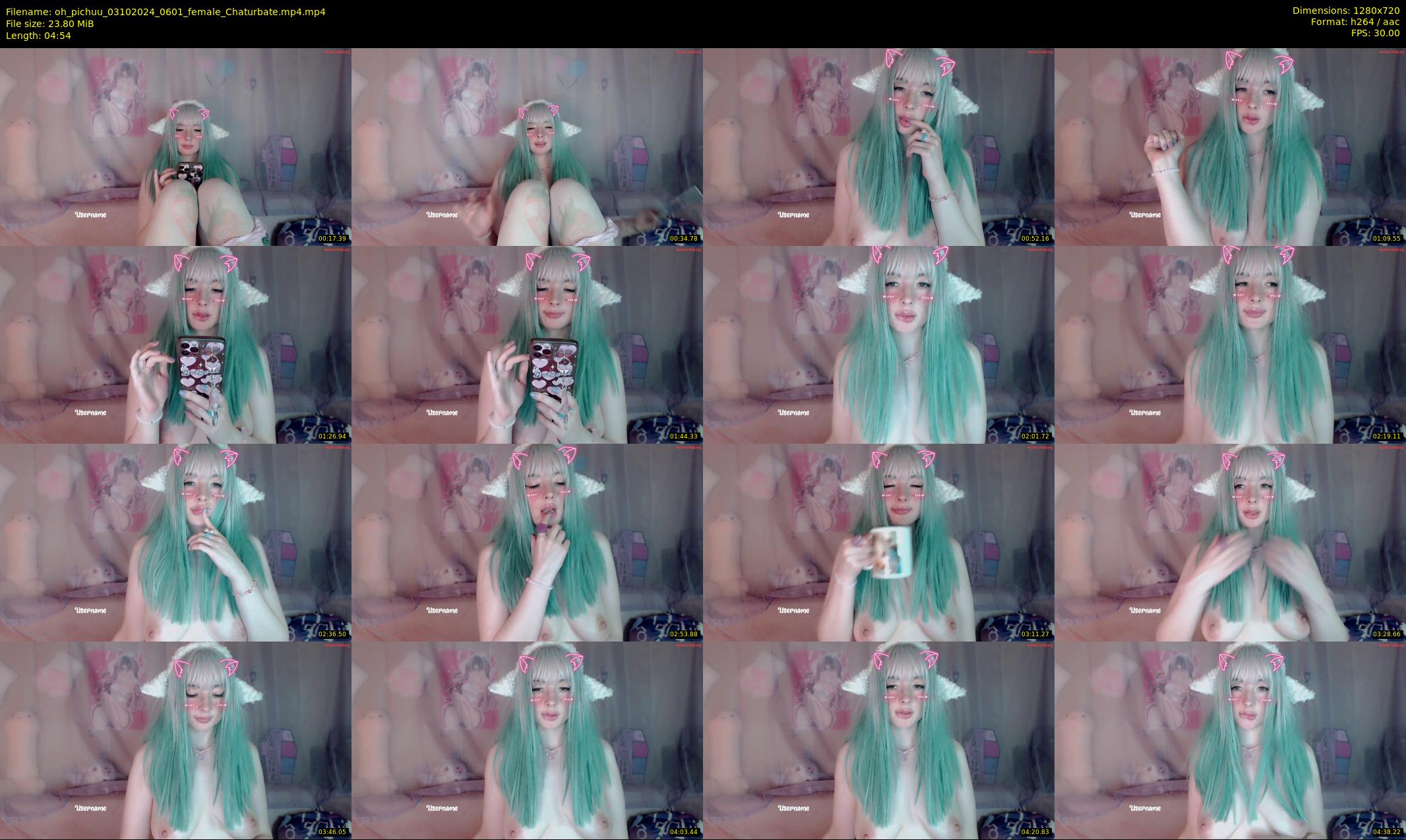 oh_pichuu — 5 minute Chaturbate female cam show recording, 720p, Oct 3, 2024