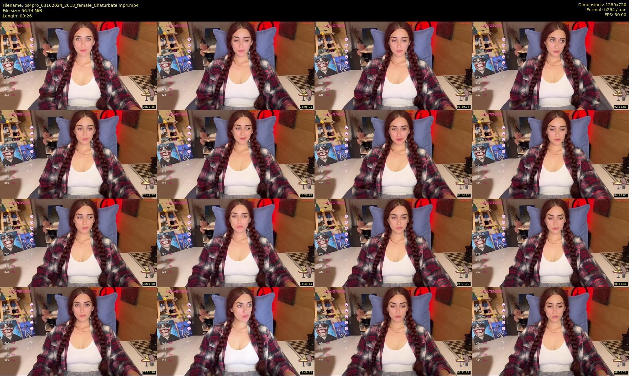 ps4pro — 10 minute Chaturbate female cam show recording, 720p, Oct 3, 2024