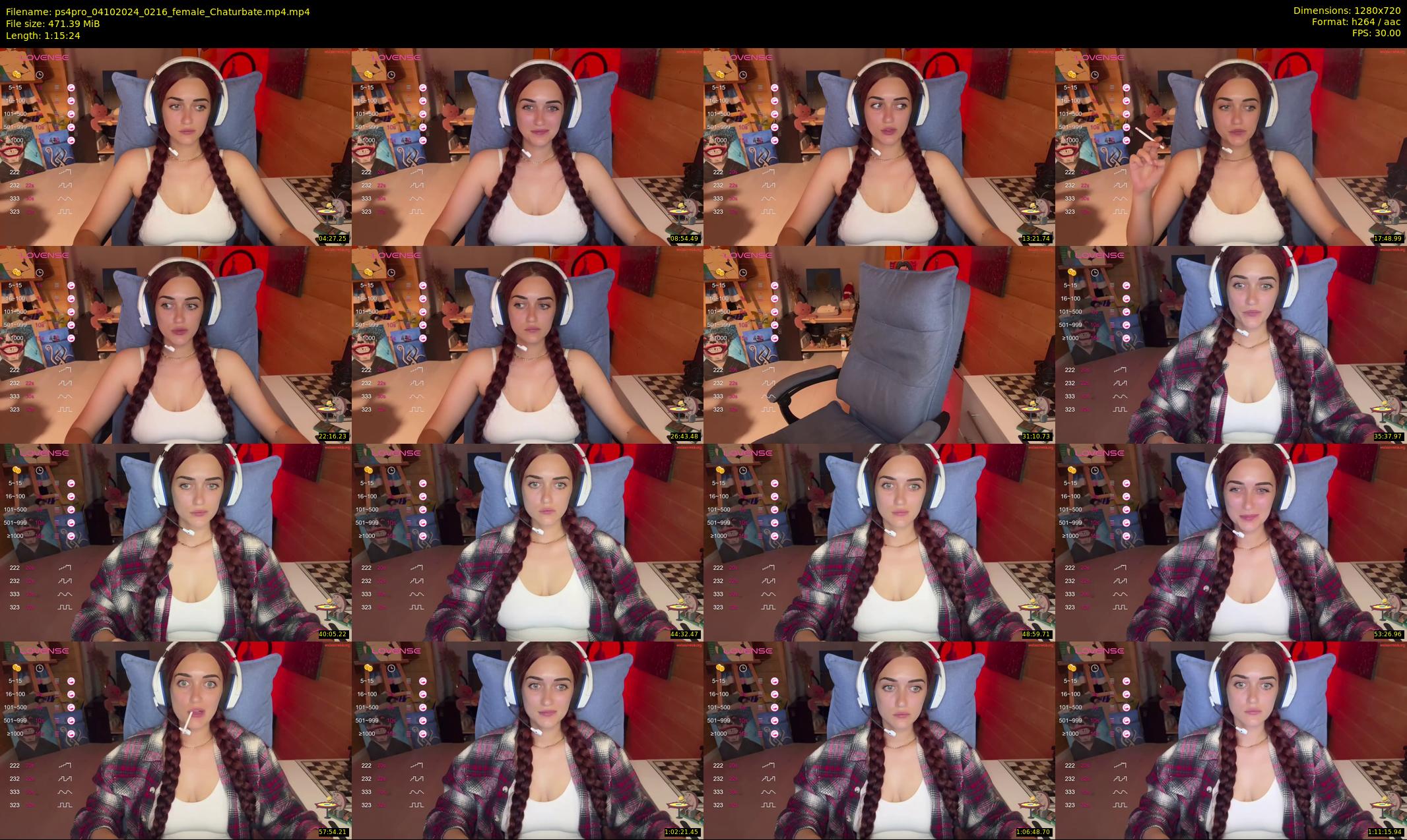 ps4pro — 76 minute Chaturbate female cam show recording, 720p, Oct 4, 2024