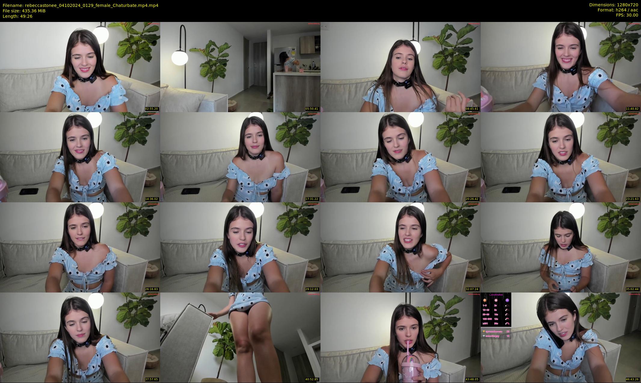 rebeccastonee — 50 minute Chaturbate female cam show recording, 720p, Oct 4, 2024