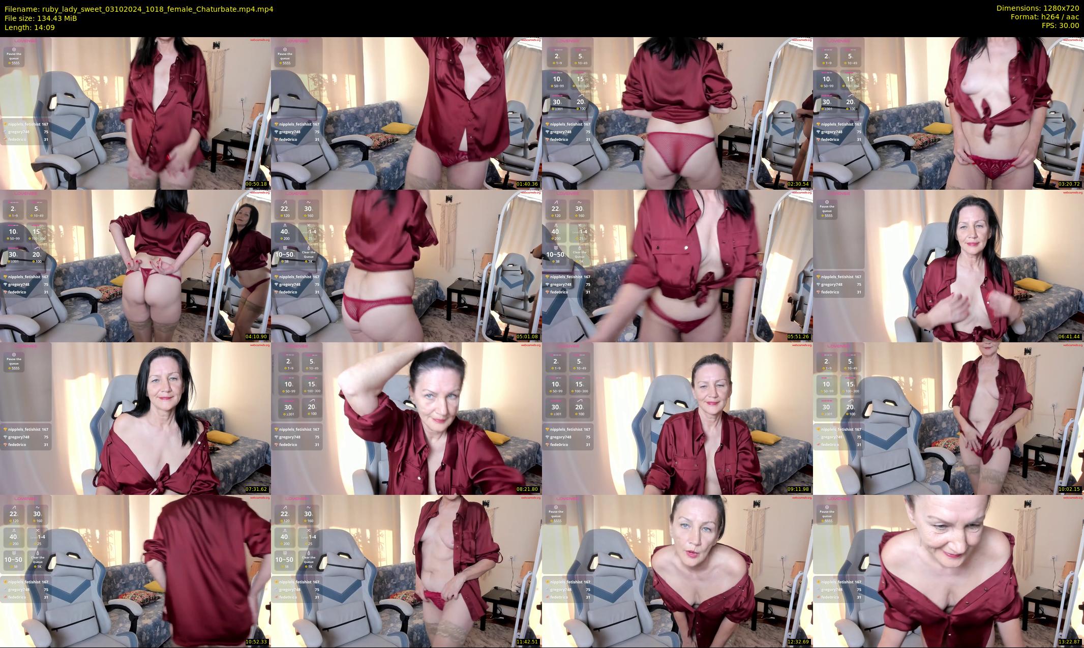 ruby_lady_sweet — 15 minute Chaturbate female cam show recording, 720p, Oct 3, 2024