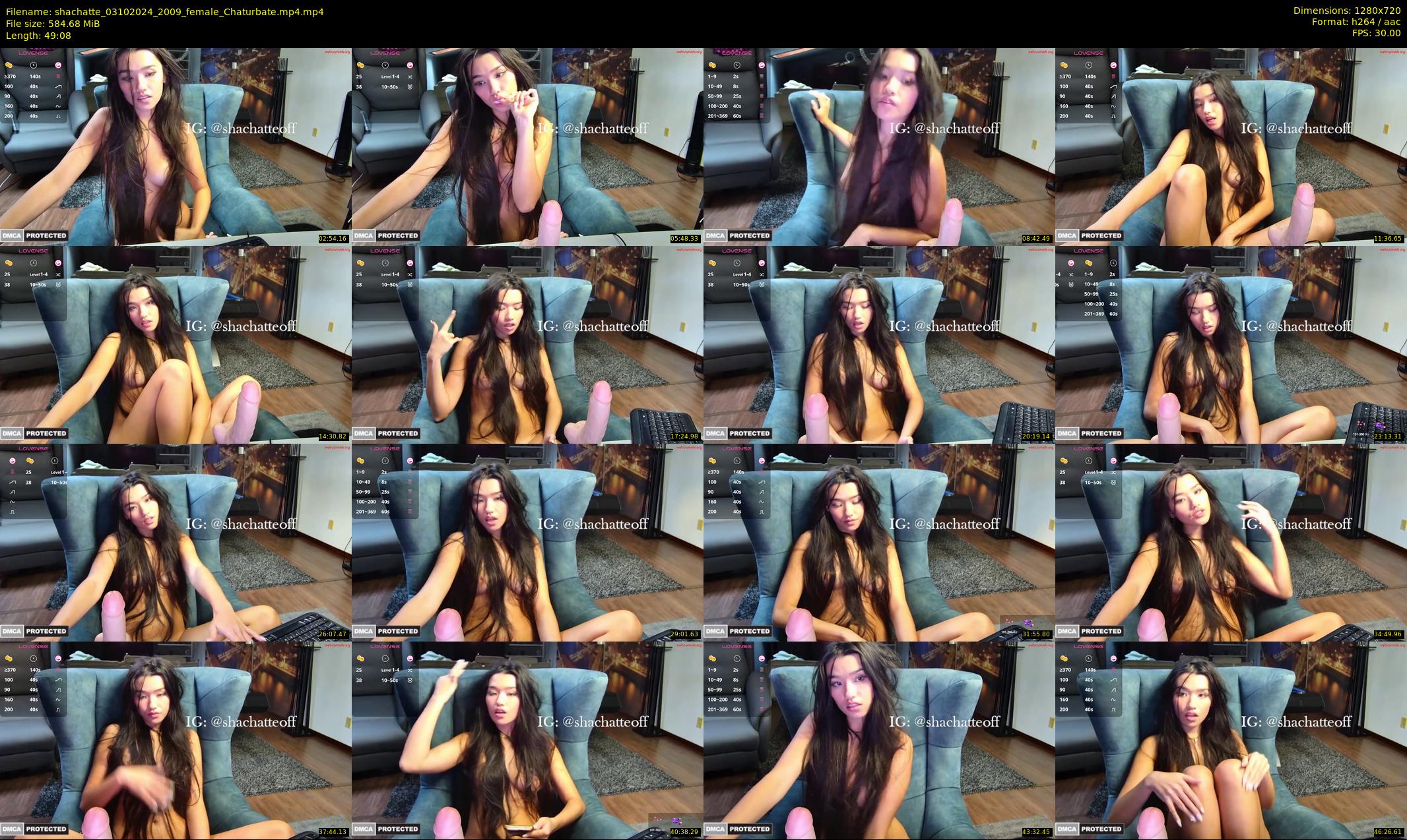 shachatte — 50 minute Chaturbate couple cam show recording, 720p, Oct 3, 2024