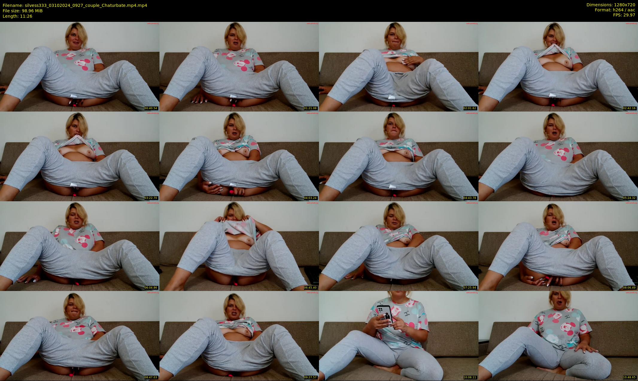 silvess333 — 12 minute Chaturbate female cam show recording, 720p, Oct 3, 2024