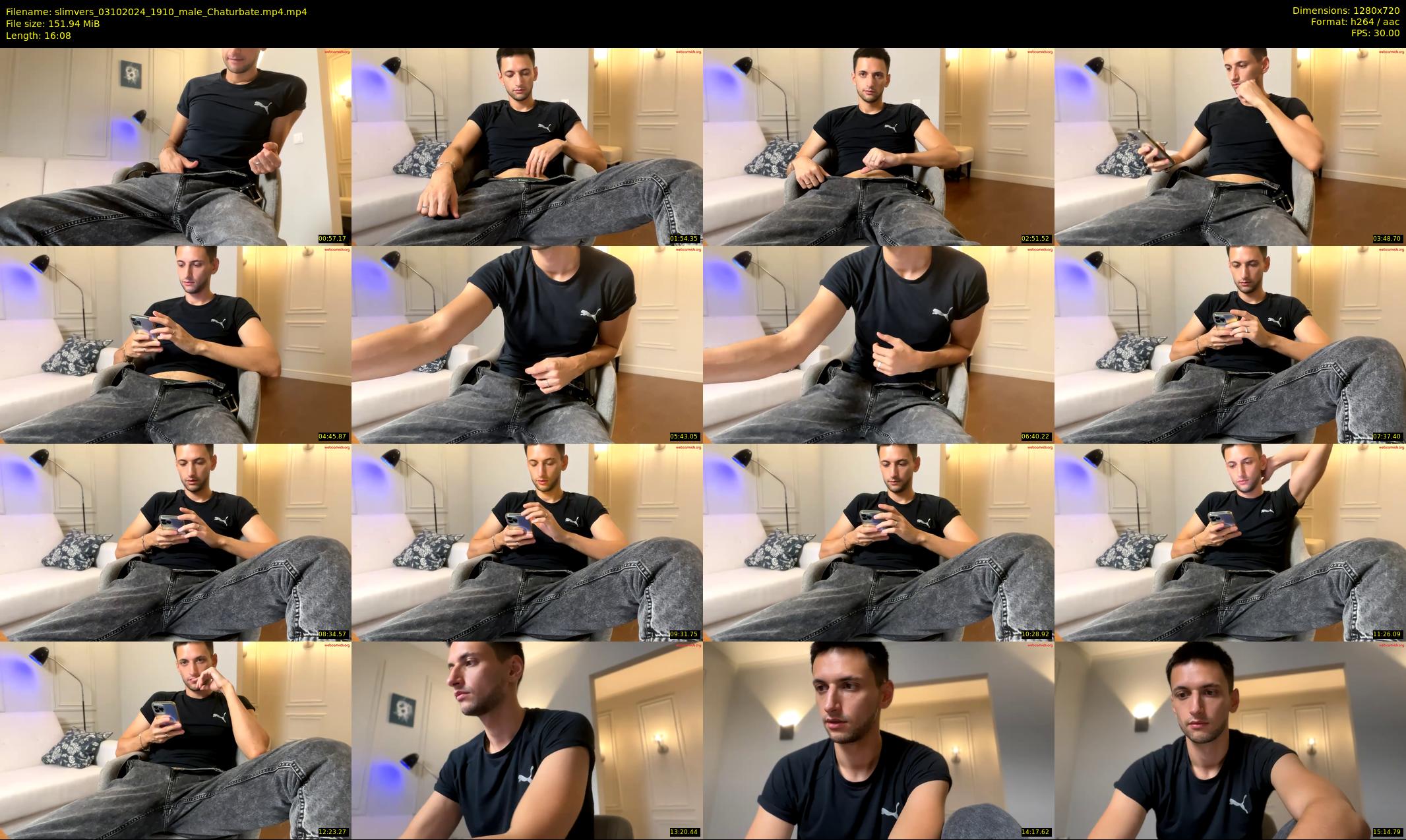 slimvers — 17 minute Chaturbate male cam show recording, 720p, Oct 3, 2024