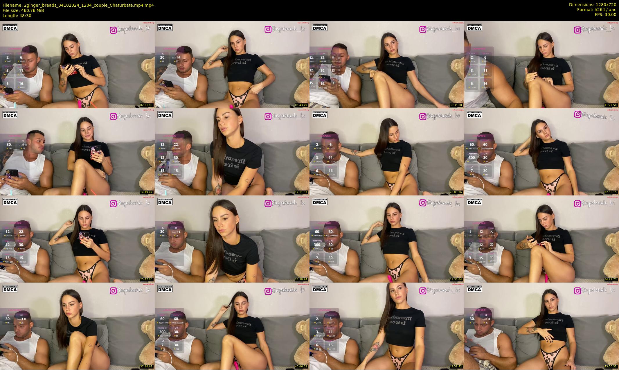 2ginger_breads — 49 minute Chaturbate couple cam show recording, 720p, Oct 4, 2024