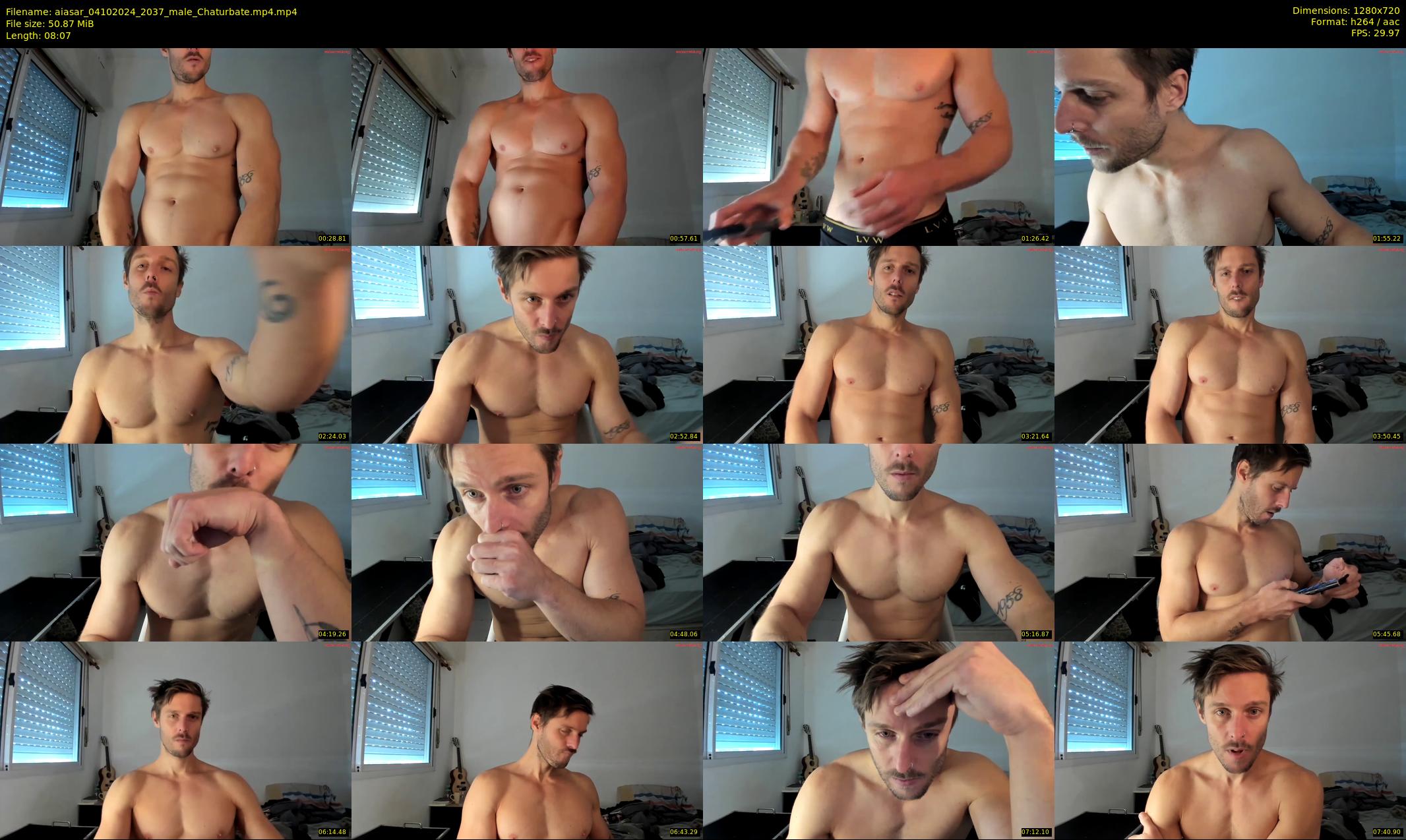 aiasar — 9 minute Chaturbate male cam show recording, 720p, Oct 4, 2024