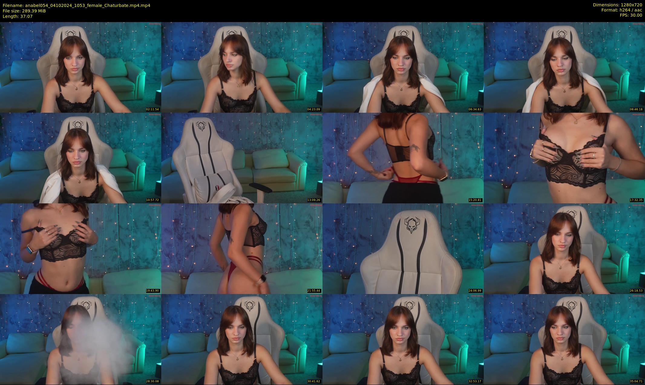 anabel054 — 38 minute Chaturbate female cam show recording, 720p, Oct 4, 2024