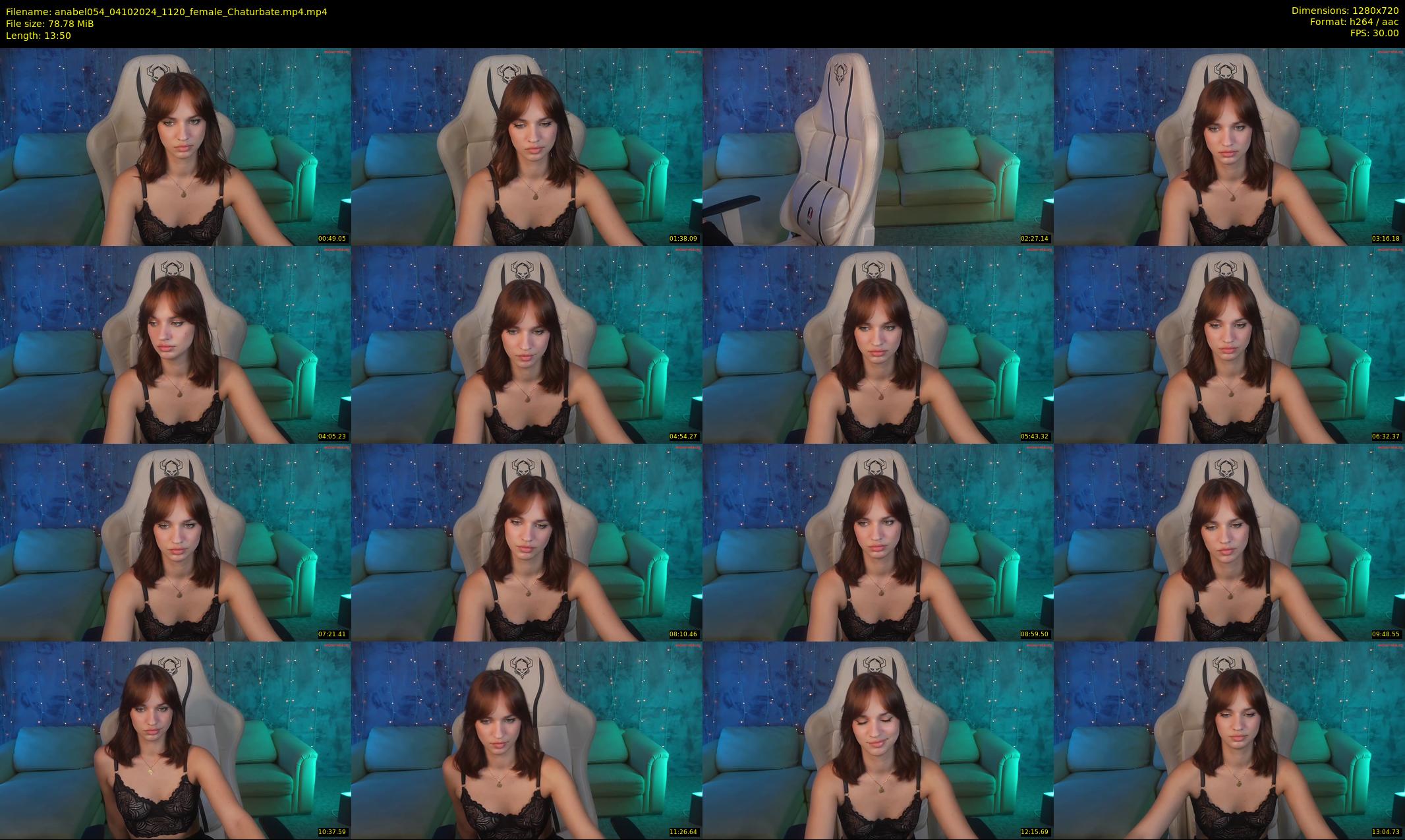 anabel054 — 14 minute Chaturbate female cam show recording, 720p, Oct 4, 2024