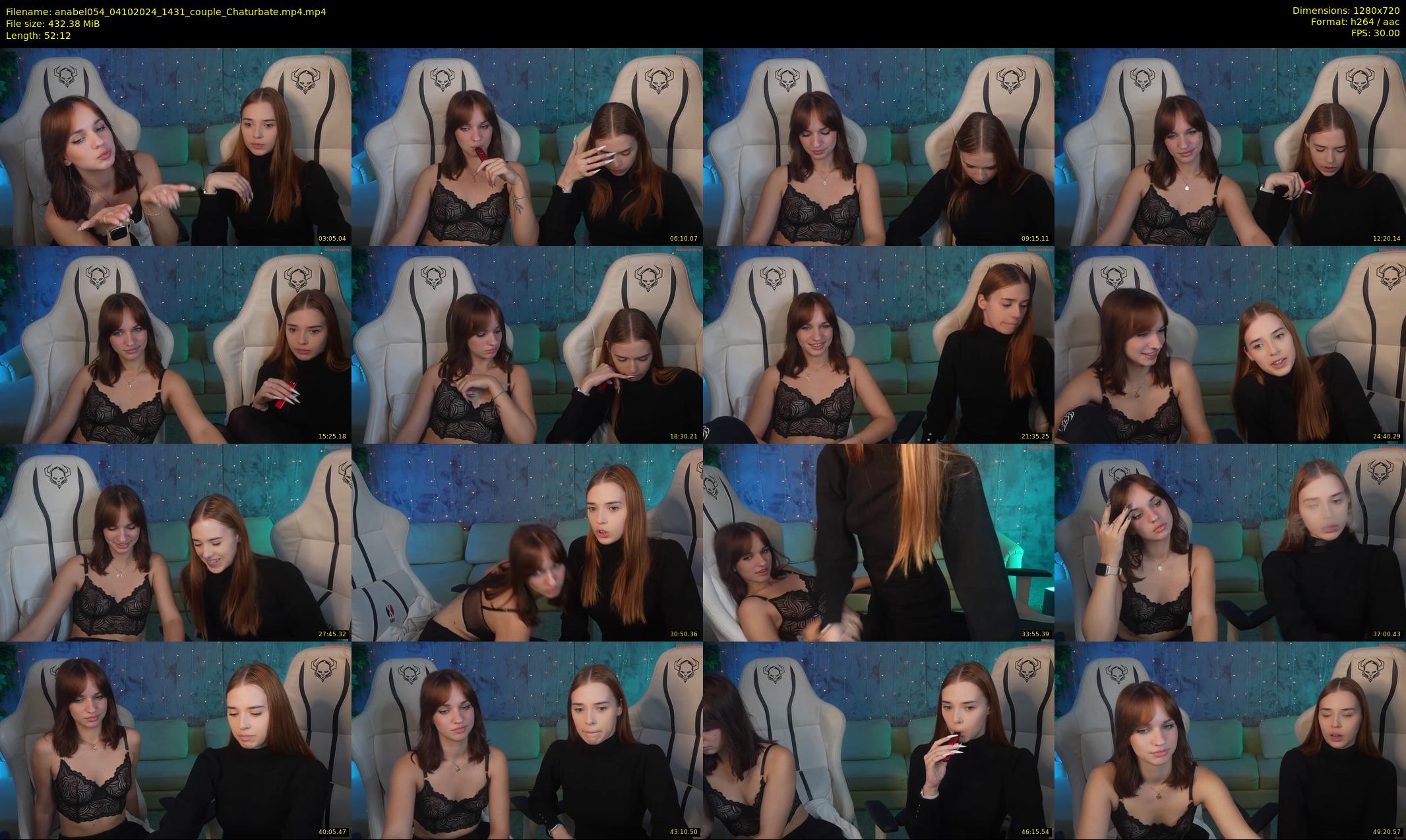 anabel054 — 53 minute Chaturbate female cam show recording, 720p, Oct 4, 2024