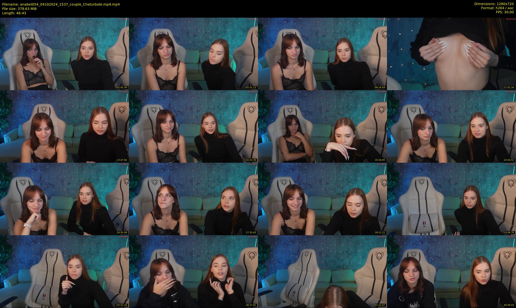 anabel054 — 47 minute Chaturbate female cam show recording, 720p, Oct 4, 2024