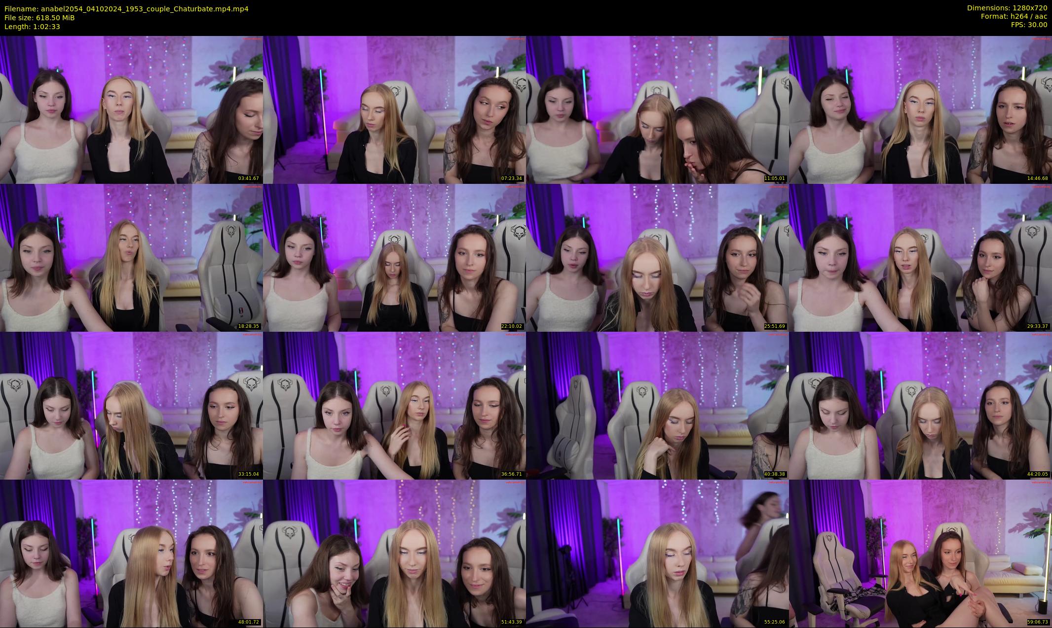 anabel2054 — 63 minute Chaturbate female cam show recording, 720p, Oct 4, 2024