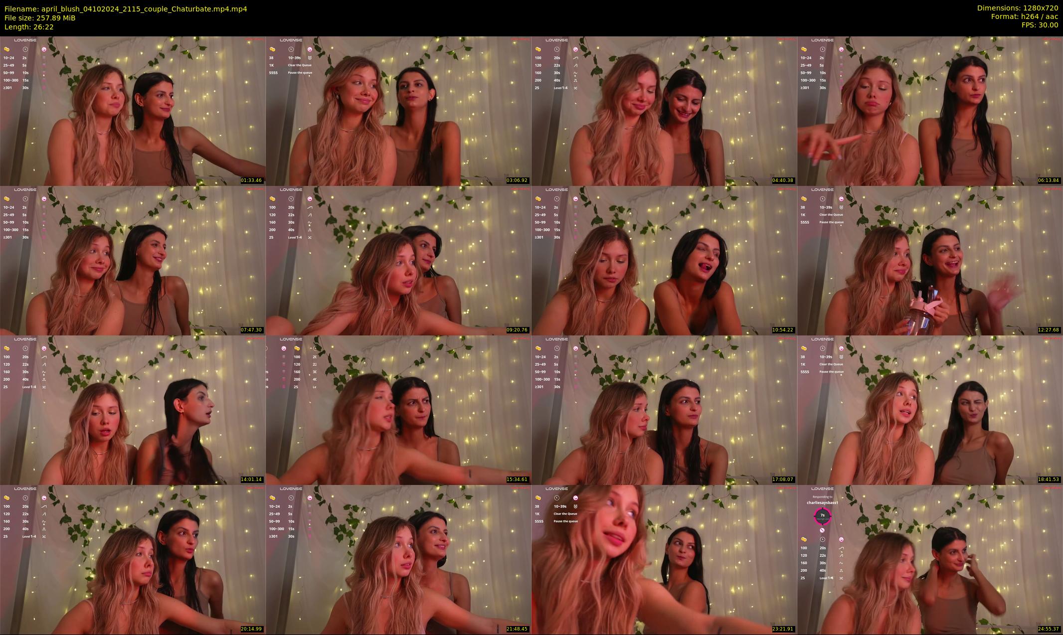april_blush — 27 minute Chaturbate female cam show recording, 720p, Oct 4, 2024
