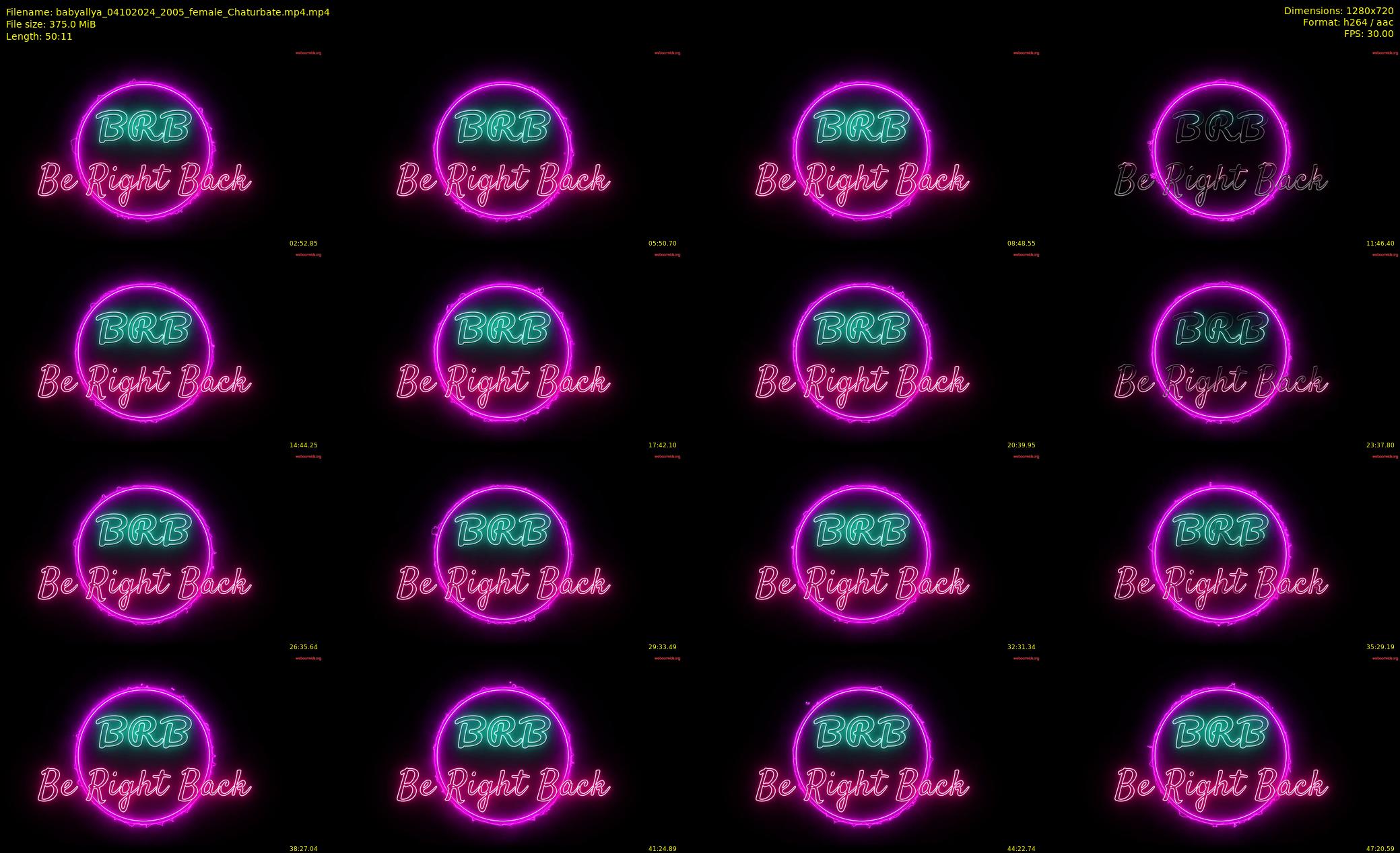 babyallya — 51 minute Chaturbate female cam show recording, 720p, Oct 4, 2024