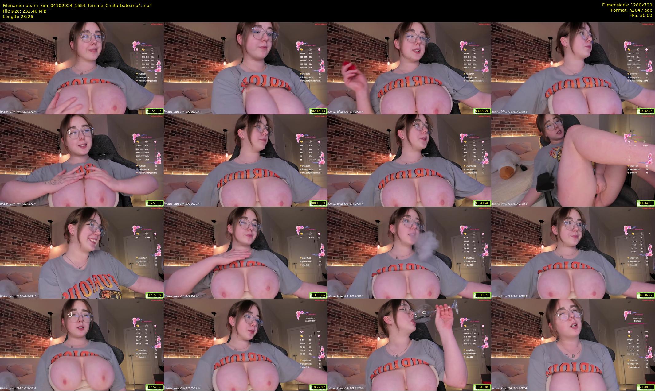 beam_kim — 24 minute Chaturbate female cam show recording, 720p, Oct 4, 2024