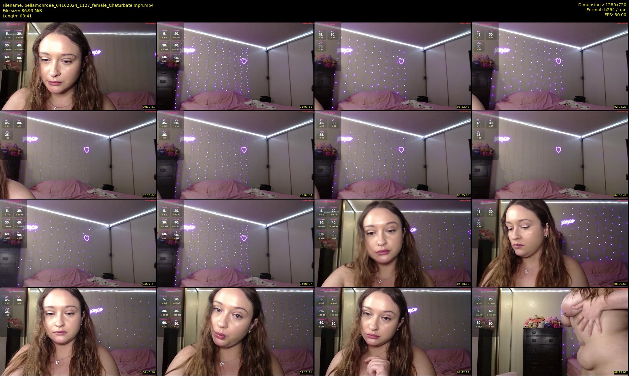 bellamonroee — 9 minute Chaturbate female cam show recording, 720p, Oct 4, 2024