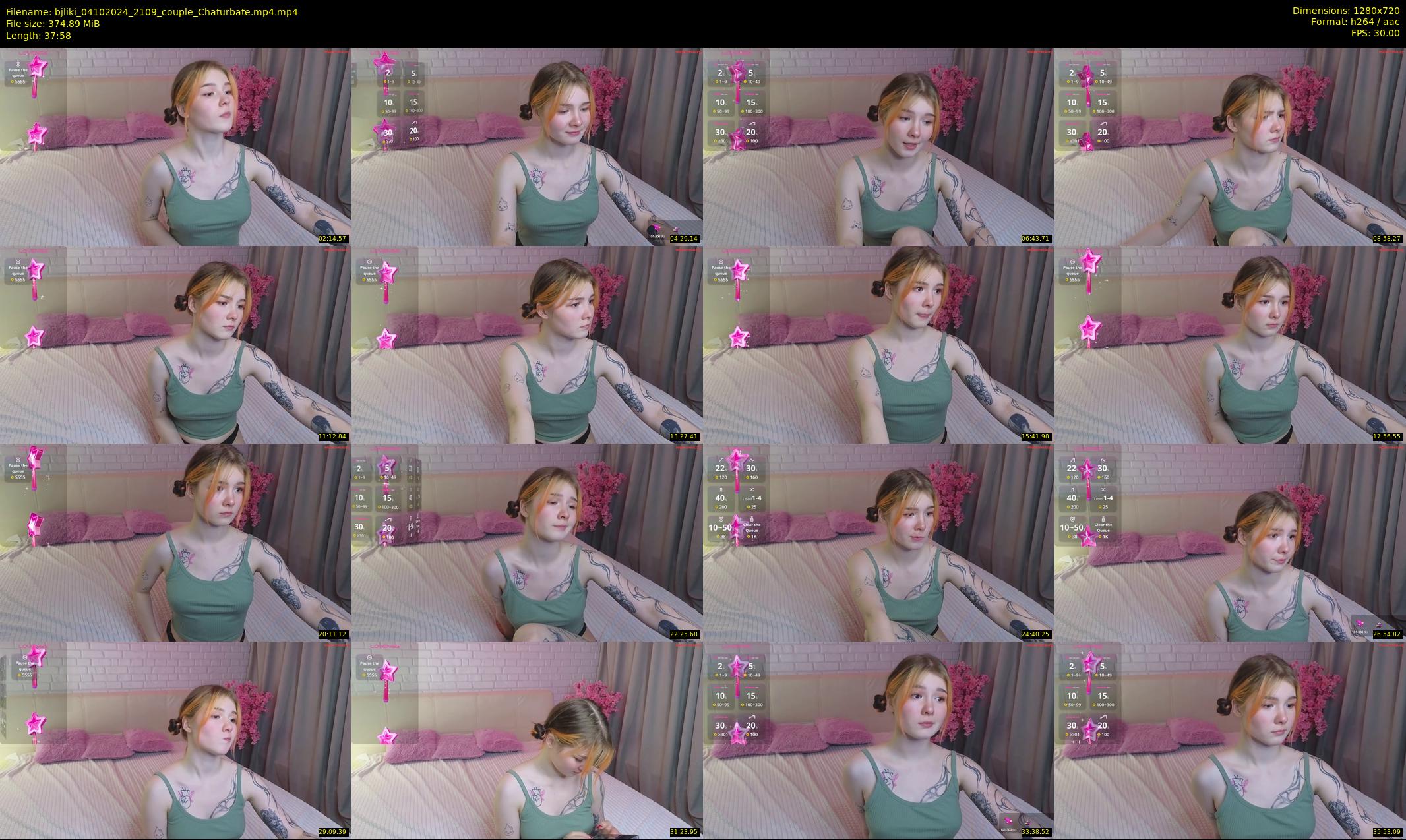 bjliki — 38 minute Chaturbate couple cam show recording, 720p, Oct 4, 2024