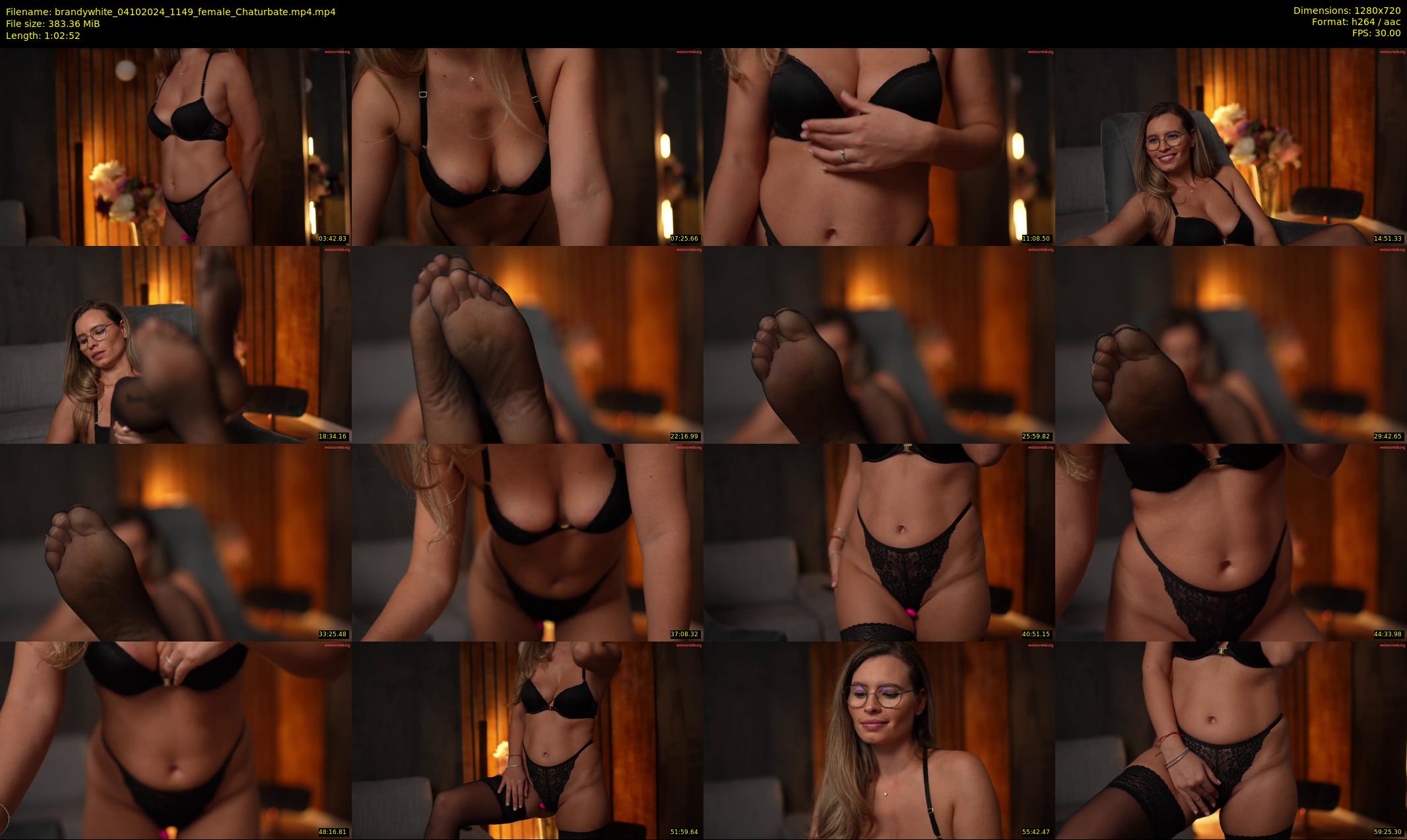 brandywhite — 63 minute Chaturbate female cam show recording, 720p, Oct 4, 2024