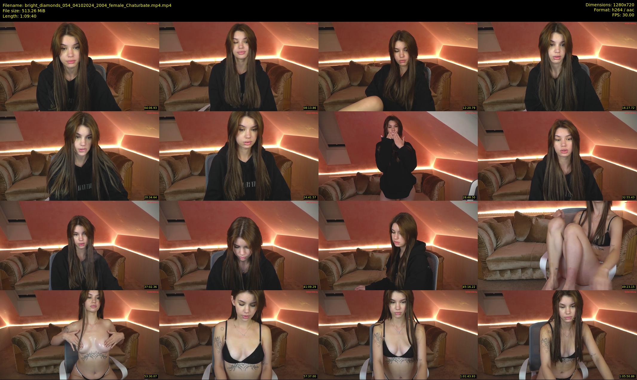 bright_diamonds_054 — 70 minute Chaturbate couple cam show recording, 720p, Oct 4, 2024