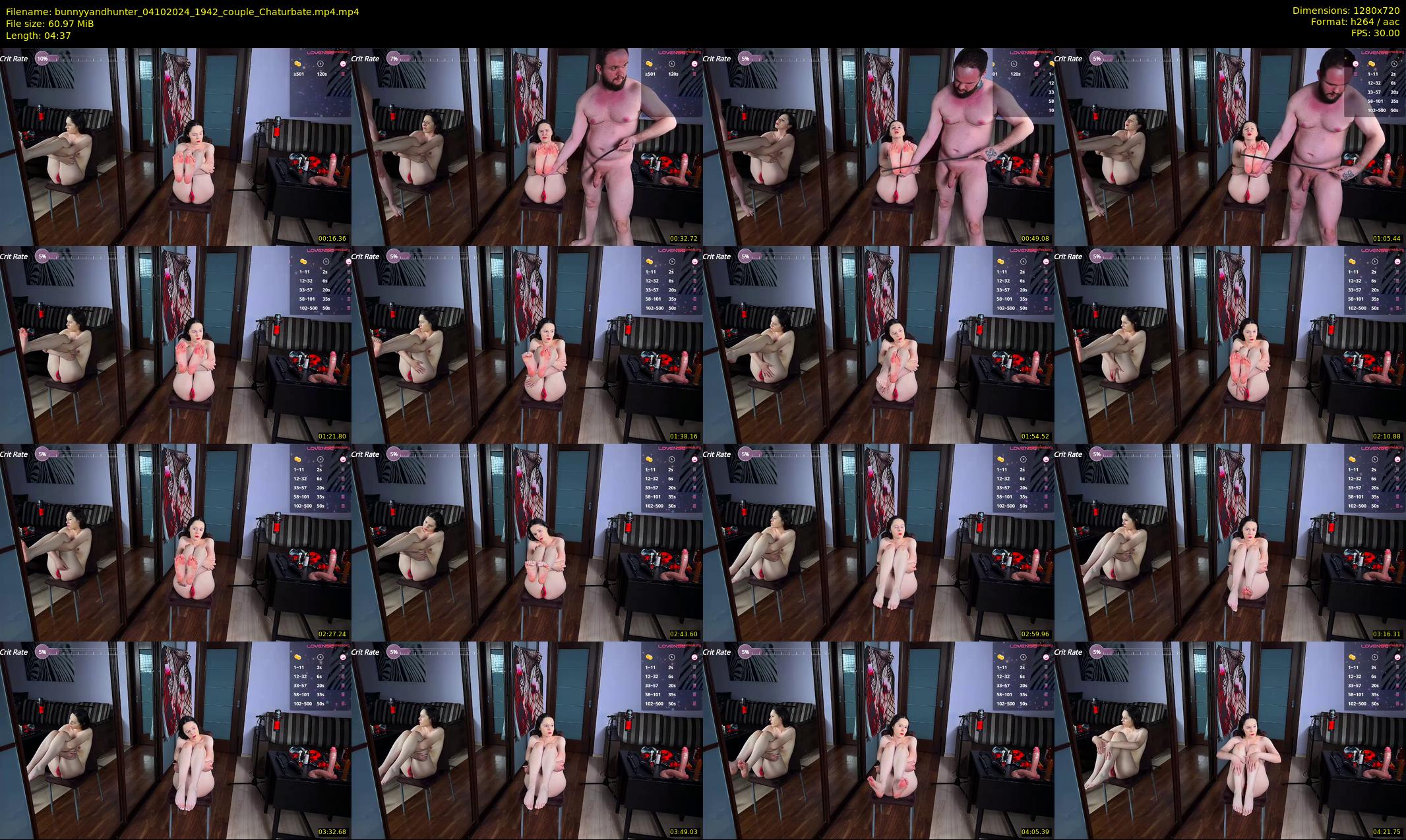 bunnyyandhunter — 5 minute Chaturbate couple cam show recording, 720p, Oct 4, 2024