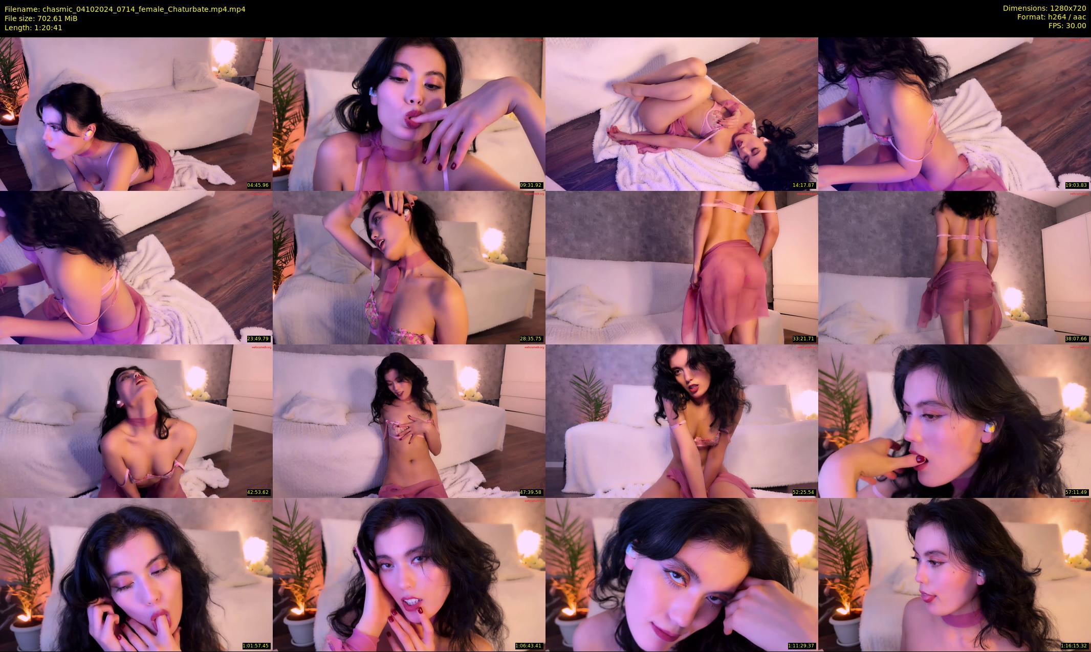 chasmic — 81 minute Chaturbate female cam show recording, 720p, Oct 4, 2024