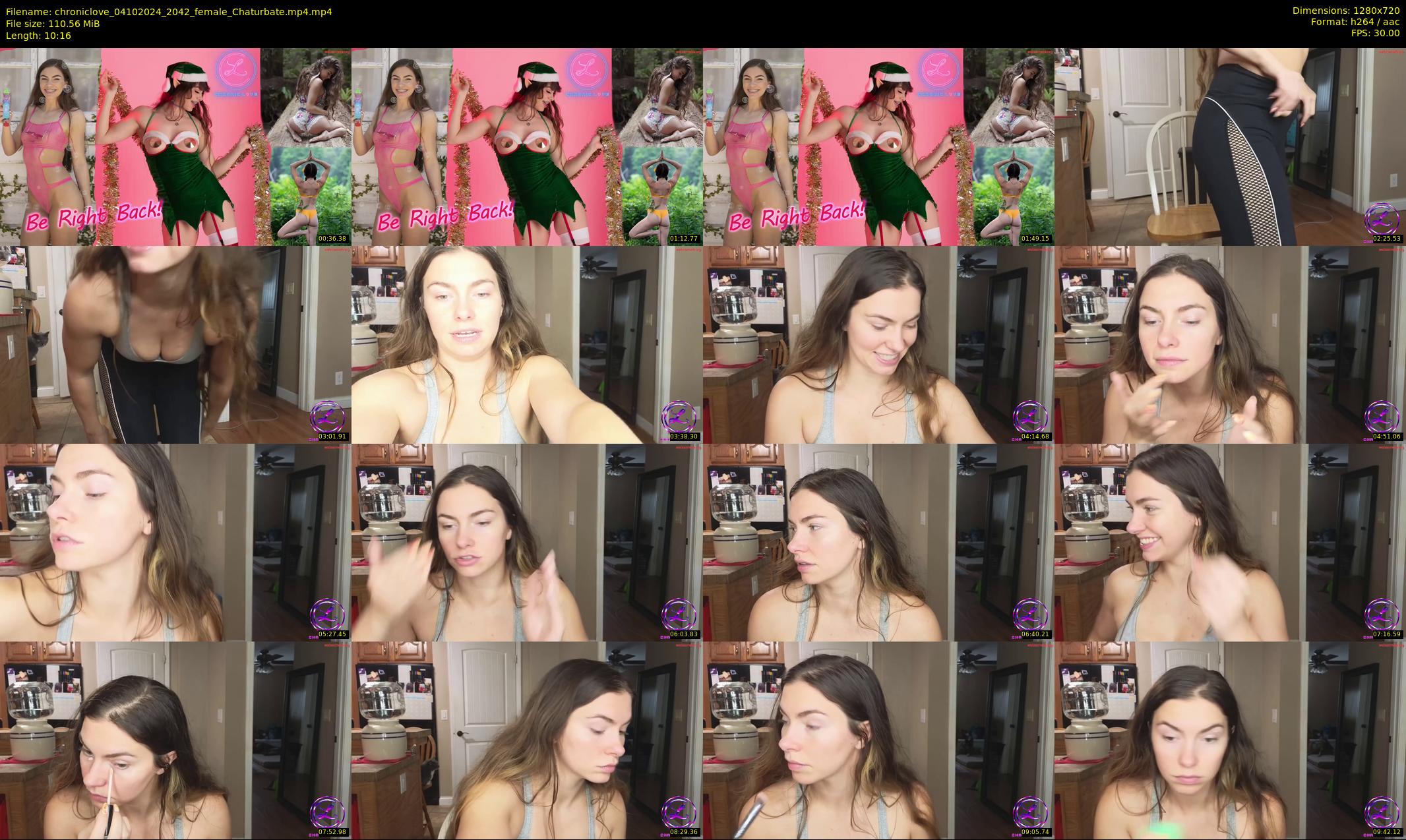 chroniclove — 11 minute Chaturbate female cam show recording, 720p, Oct 4, 2024