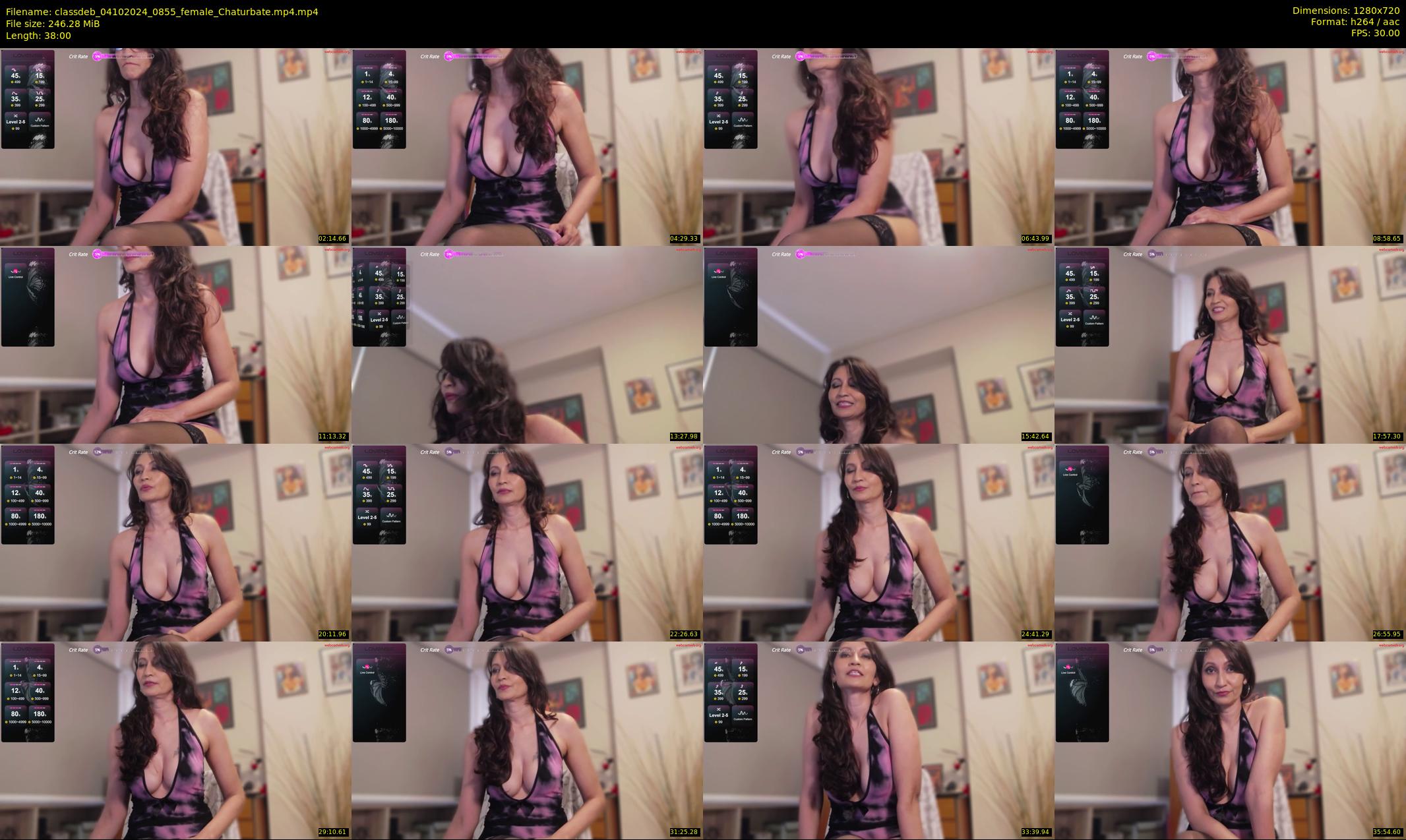 classdeb — 38 minute Chaturbate female cam show recording, 720p, Oct 4, 2024