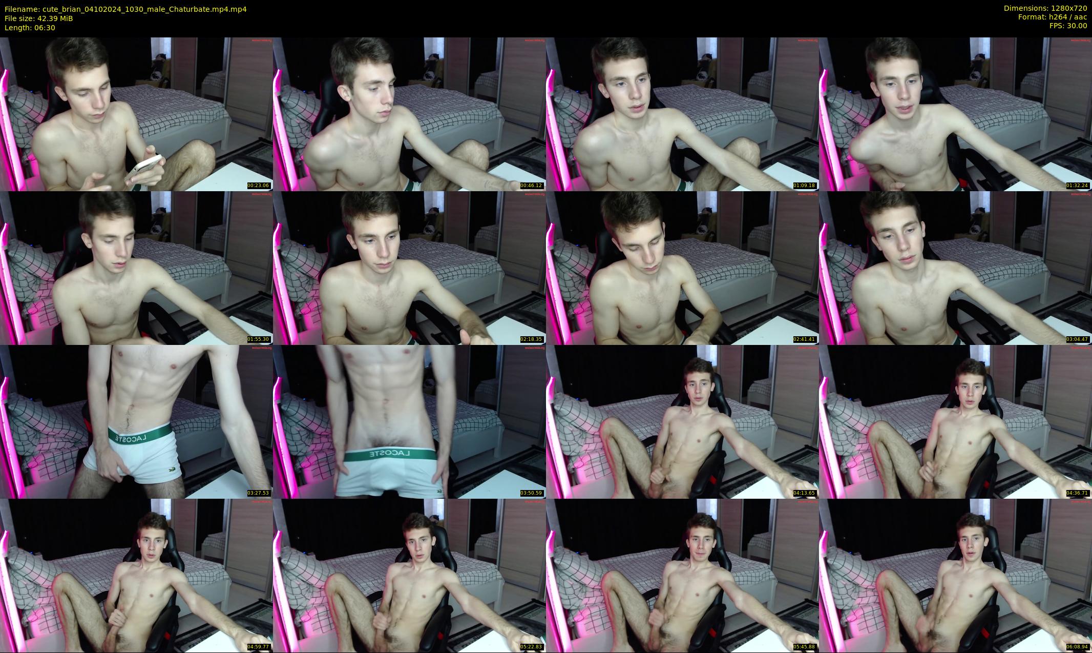 cute_brian — 7 minute Chaturbate male cam show recording, 720p, Oct 4, 2024