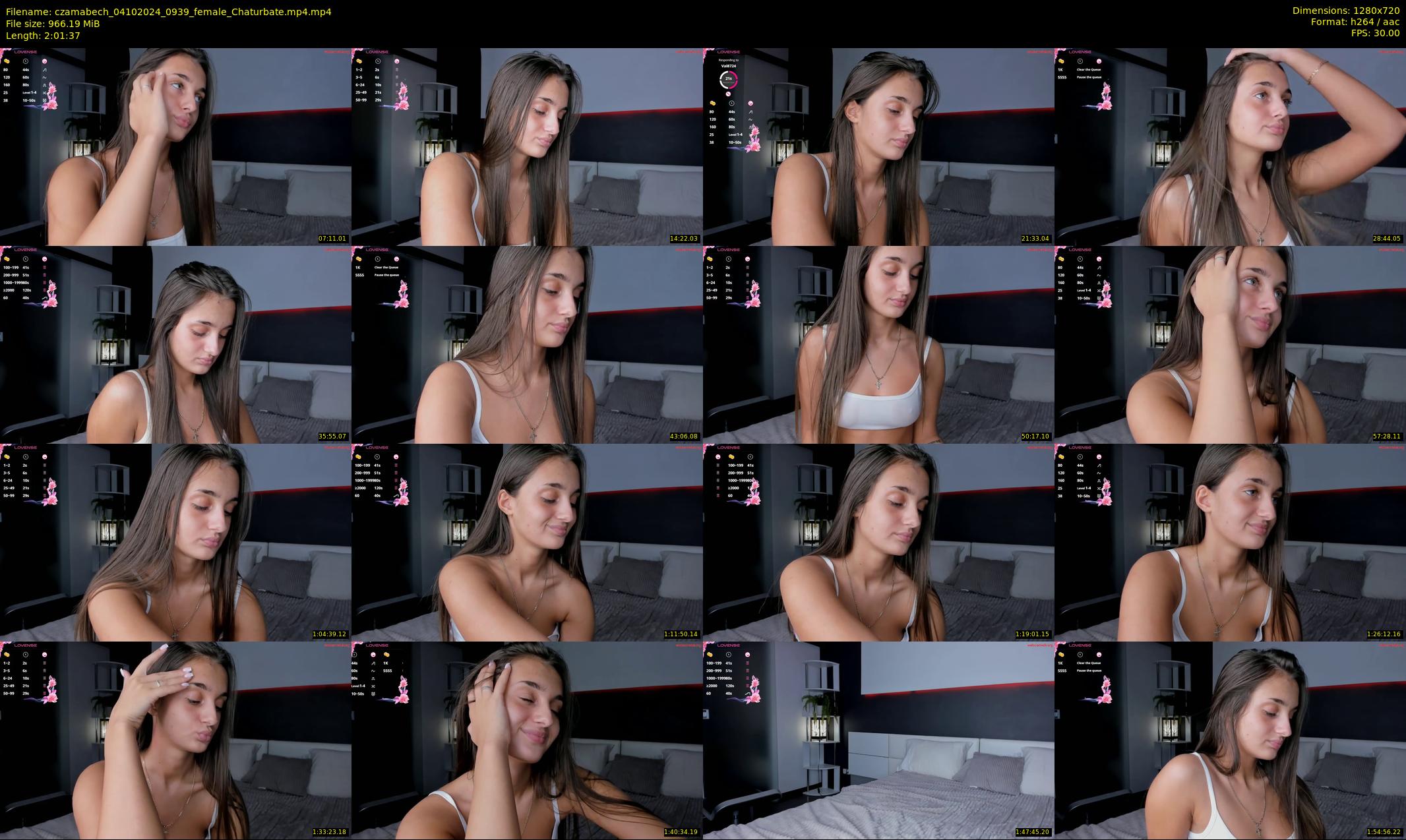 czamabech — 122 minute Chaturbate female cam show recording, 720p, Oct 4, 2024