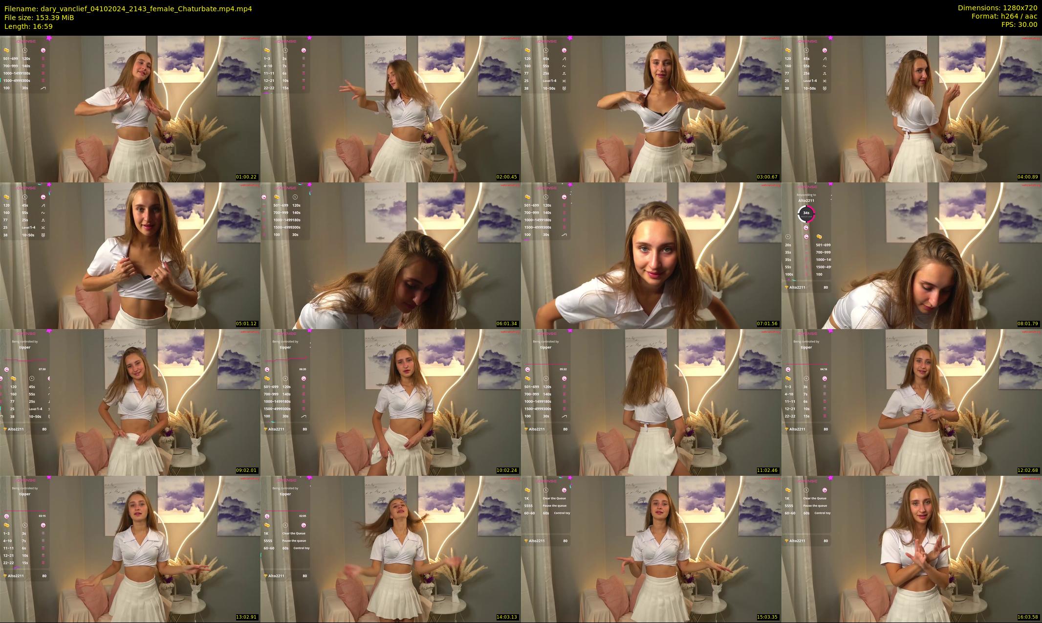 dary_vanclief — 17 minute Chaturbate female cam show recording, 720p, Oct 4, 2024