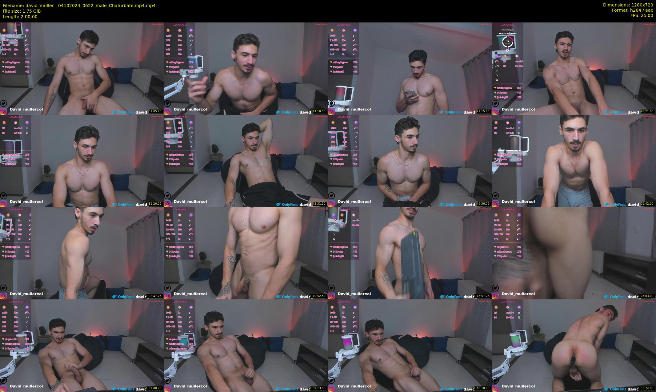 david_muller_ — 120 minute Chaturbate male cam show recording, 720p, Oct 4, 2024