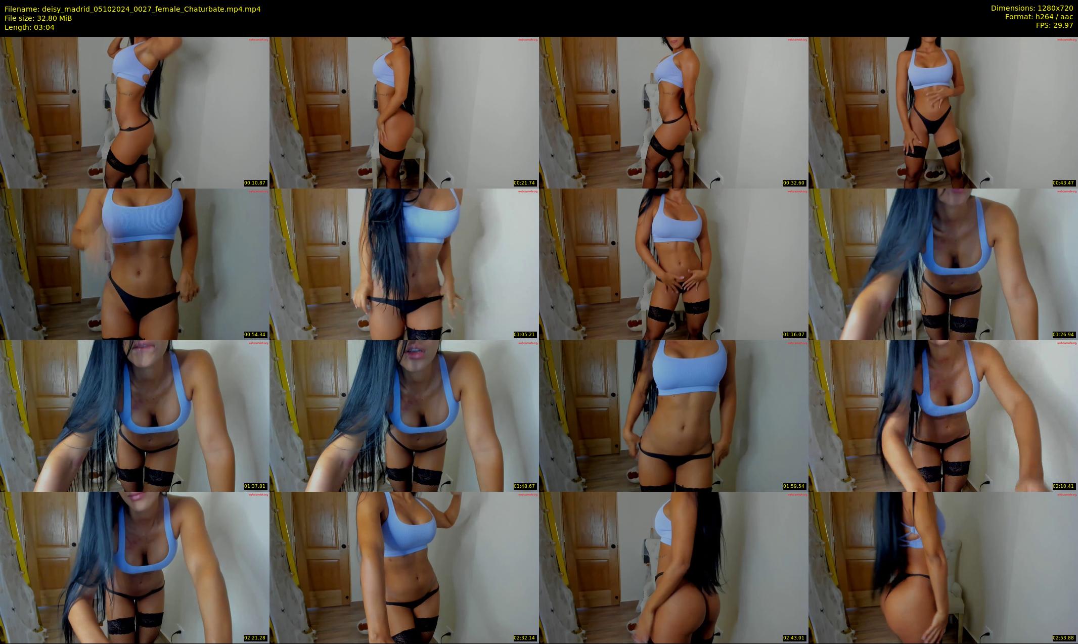 deisy_madrid — 4 minute Chaturbate female cam show recording, 720p, Oct 5, 2024