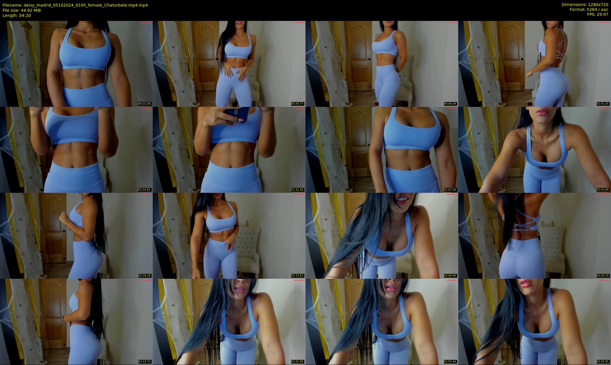 deisy_madrid — 5 minute Chaturbate female cam show recording, 720p, Oct 5, 2024