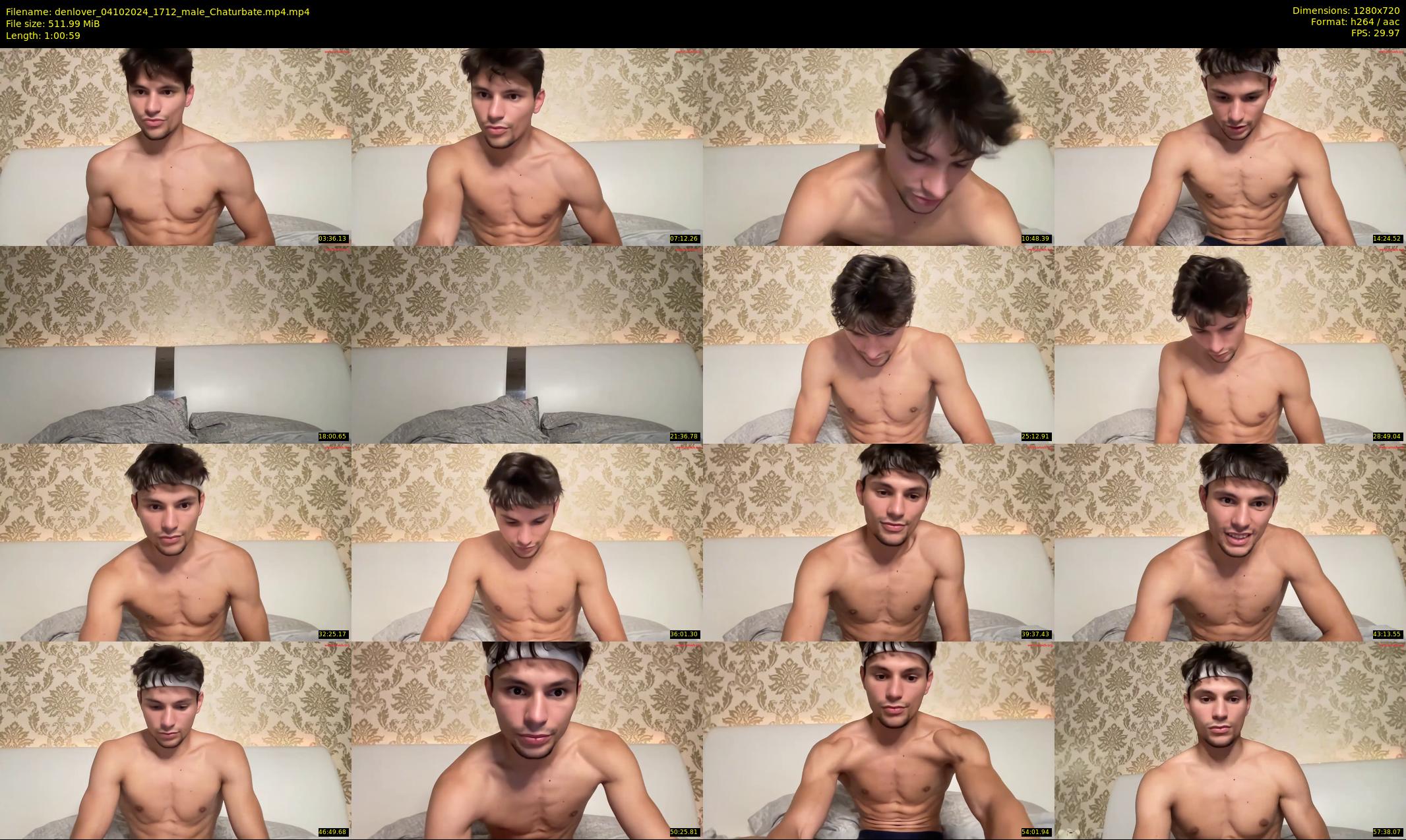 denlover — 61 minute Chaturbate male cam show recording, 720p, Oct 4, 2024