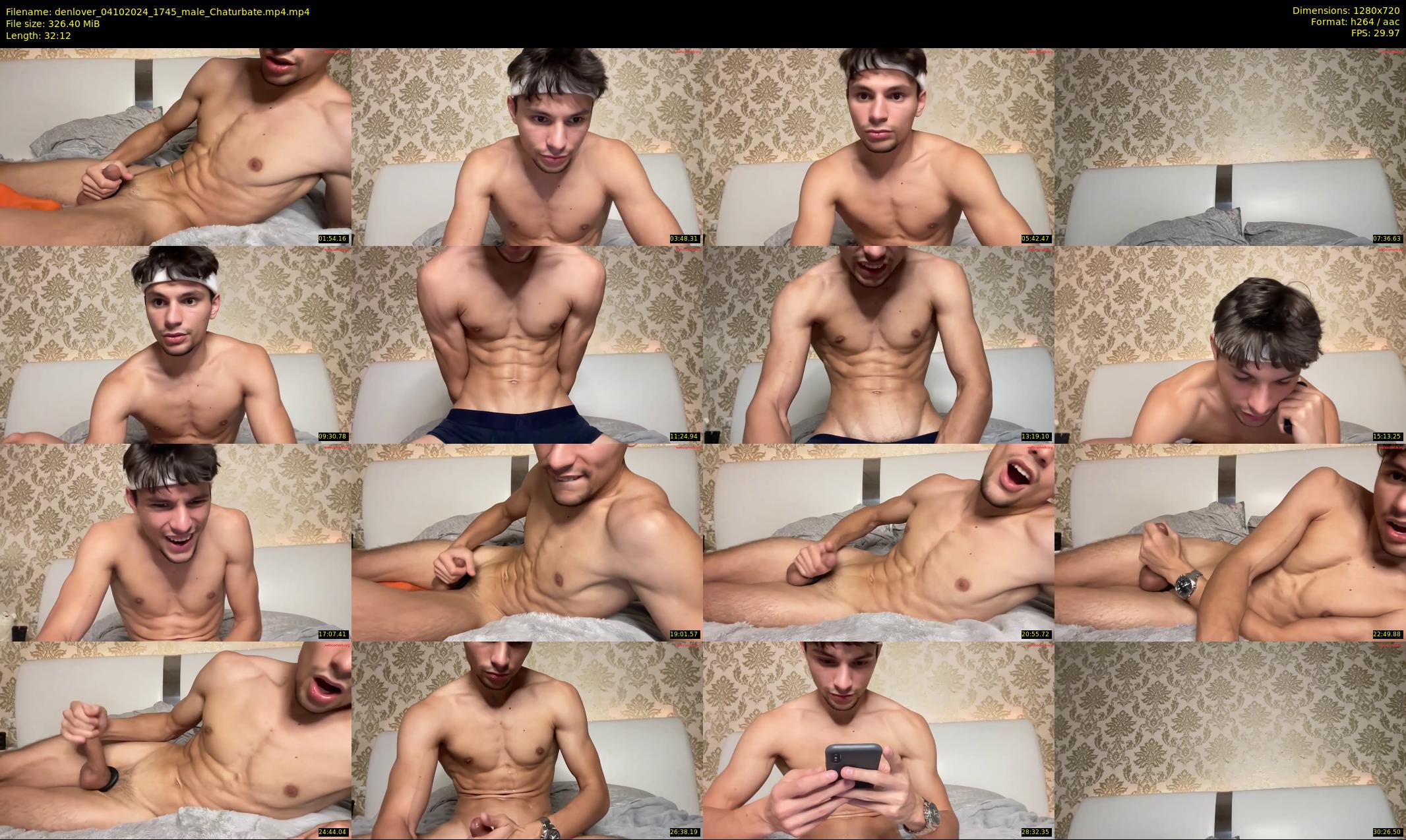 denlover — 33 minute Chaturbate male cam show recording, 720p, Oct 4, 2024