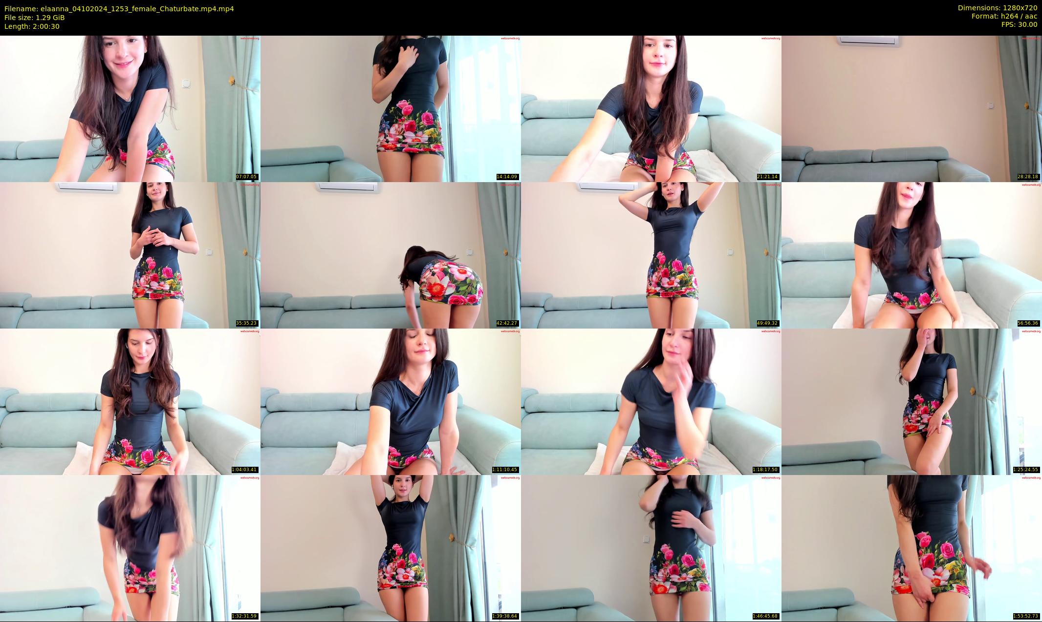 elaanna — 121 minute Chaturbate female cam show recording, 720p, Oct 4, 2024