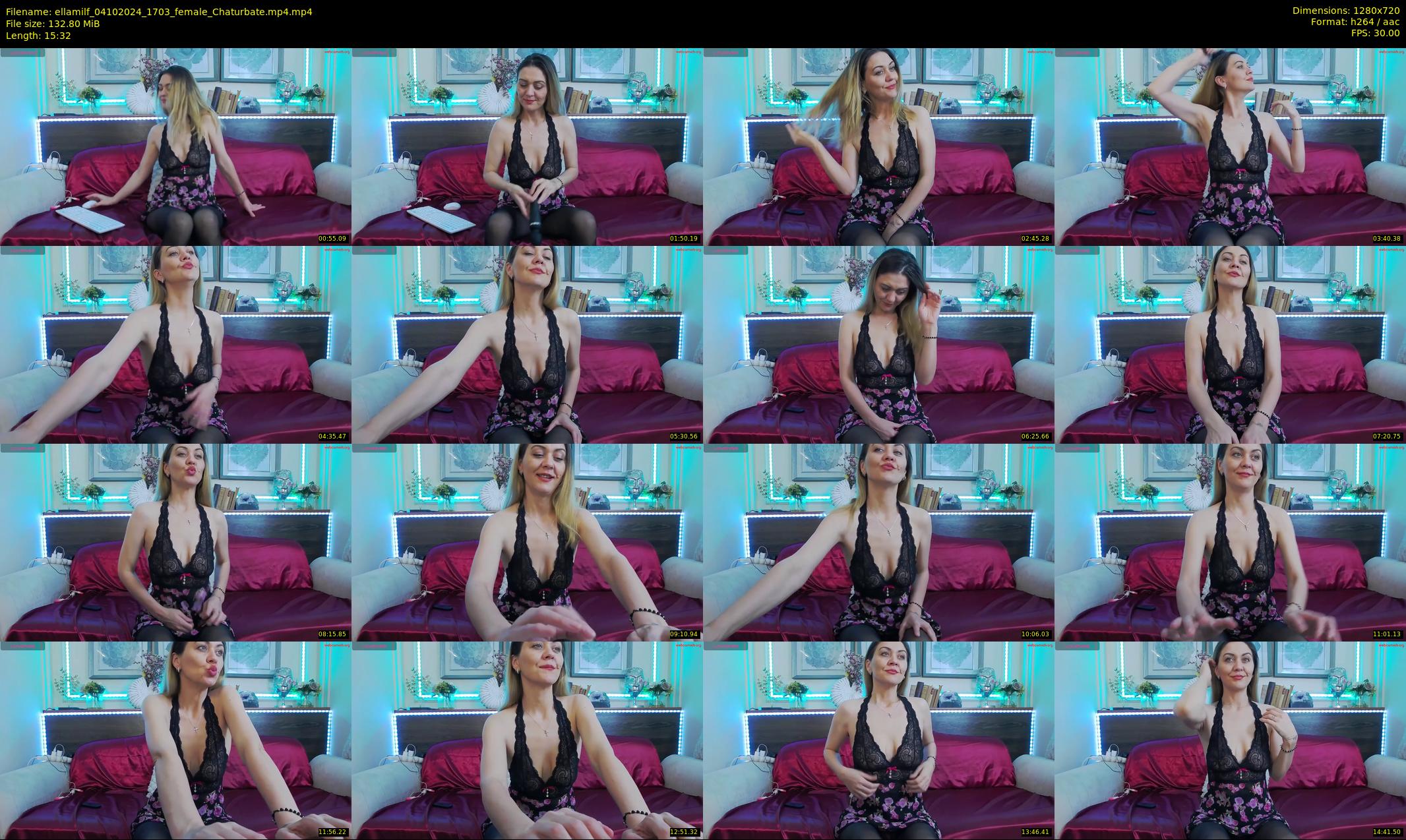 ellamilf — 16 minute Chaturbate female cam show recording, 720p, Oct 4, 2024