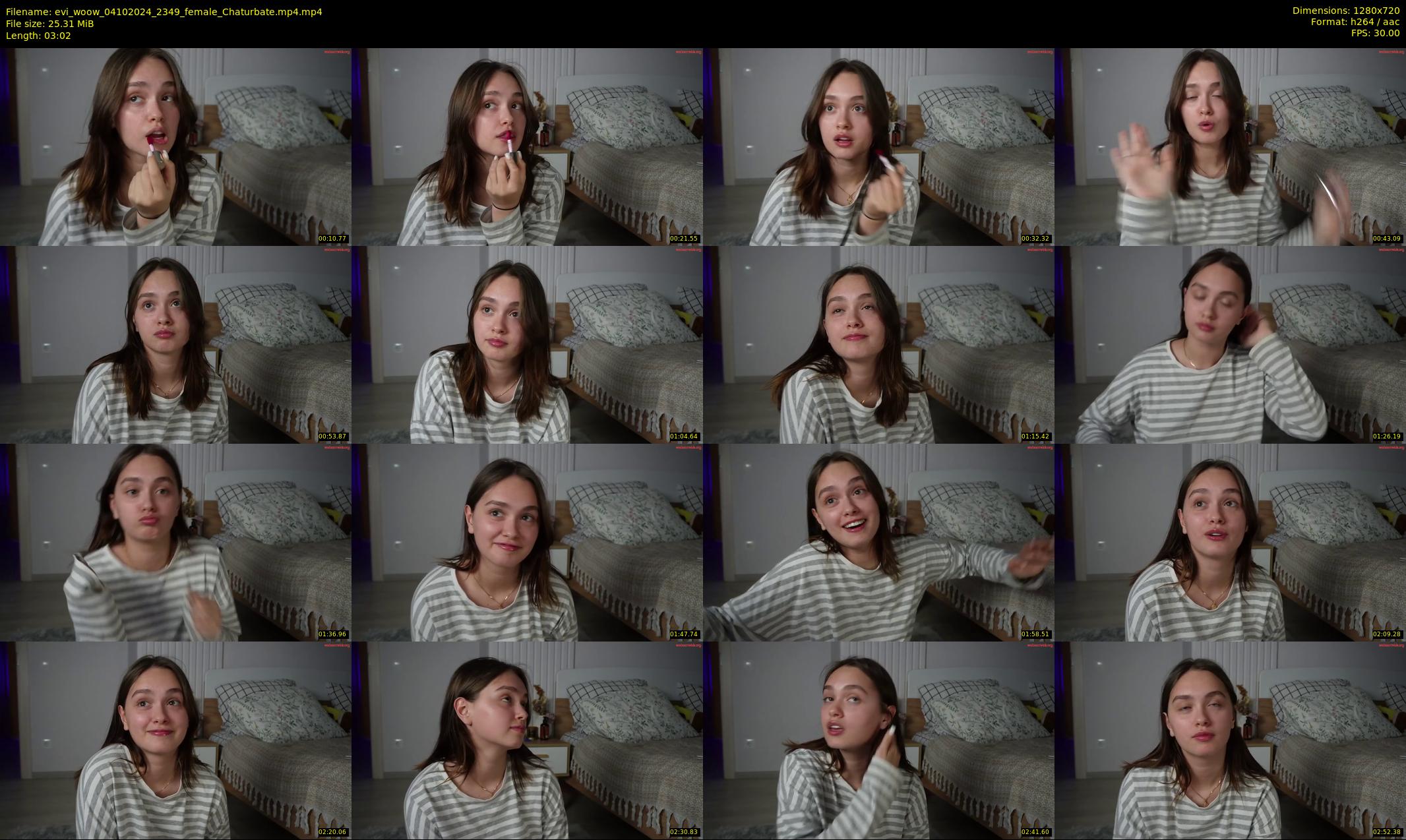 evi_woow — 4 minute Chaturbate female cam show recording, 720p, Oct 4, 2024