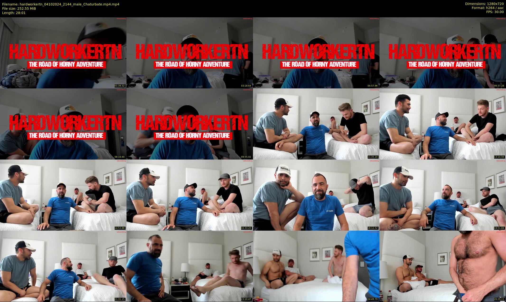 hardworkertn — 29 minute Chaturbate male cam show recording, 720p, Oct 4, 2024