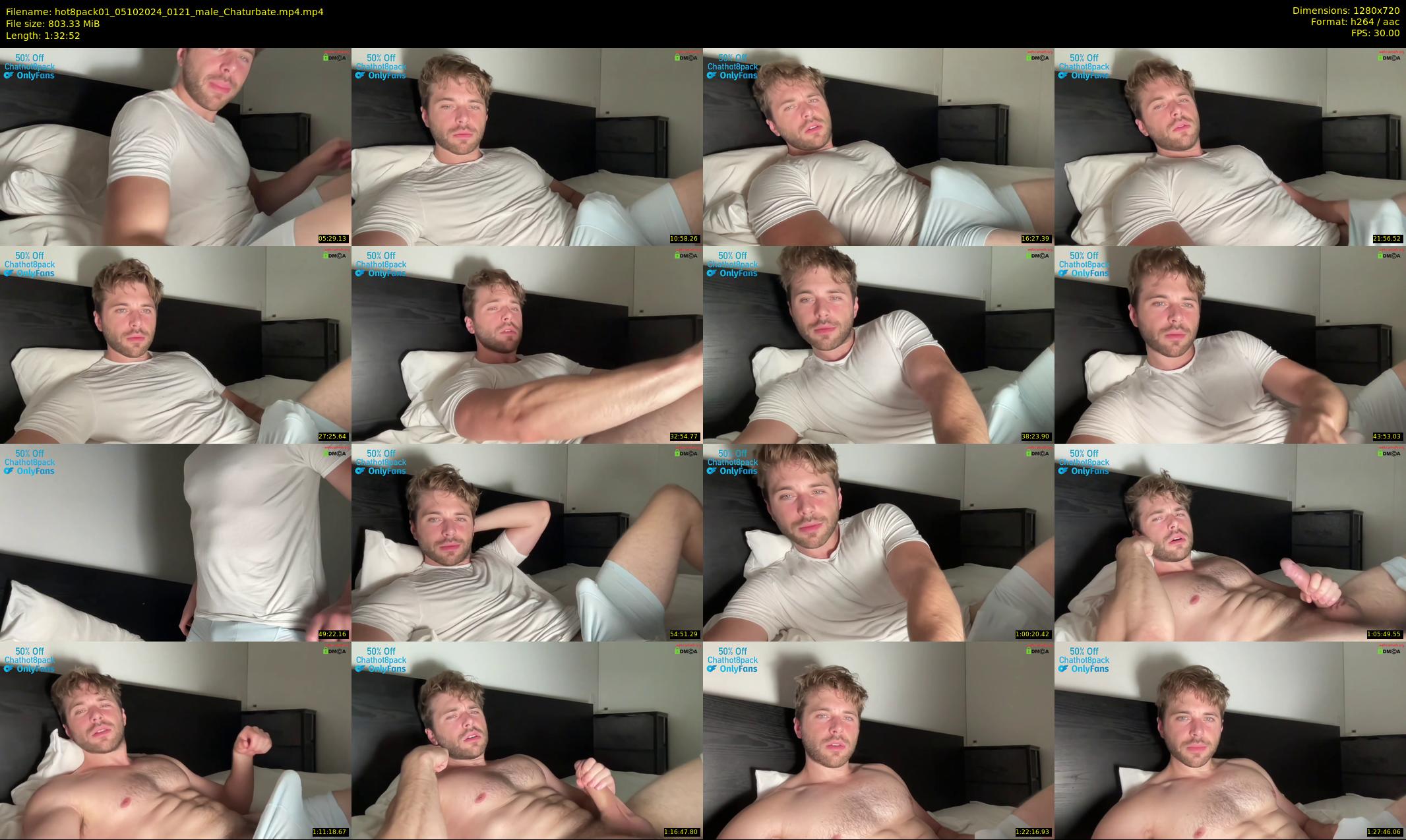 hot8pack01 — 93 minute Chaturbate male cam show recording, 720p, Oct 5, 2024