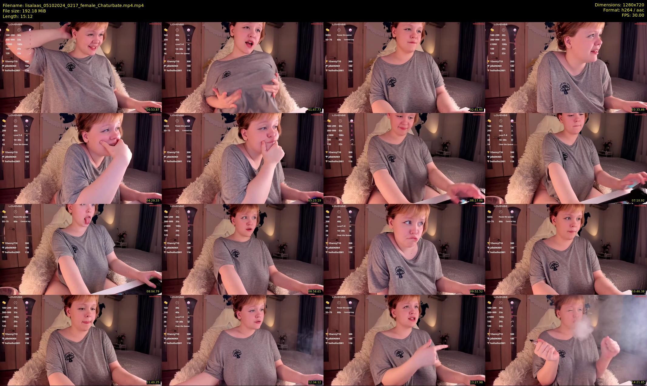 lisalaas — 16 minute Chaturbate female cam show recording, 720p, Oct 5, 2024