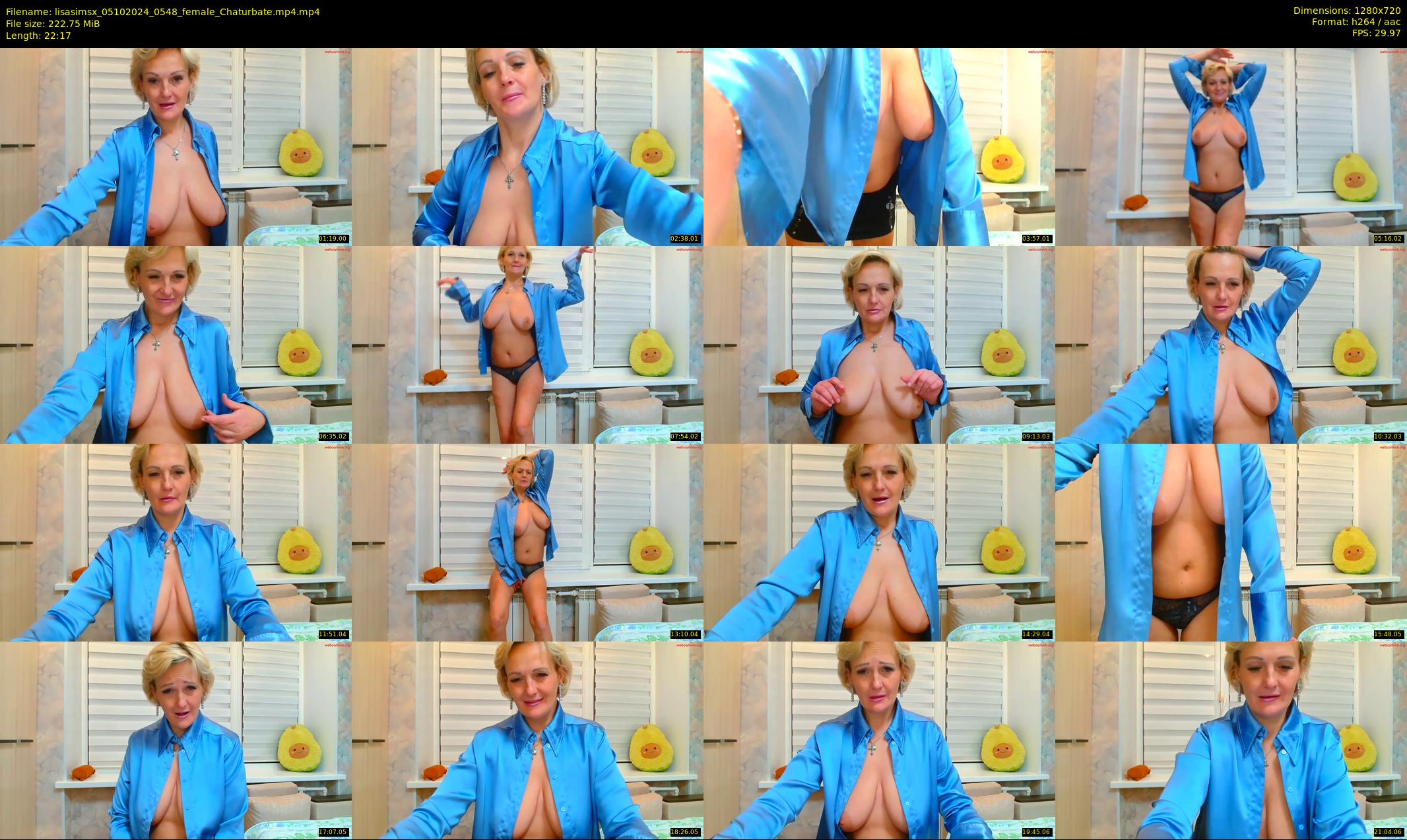lisasimsx — 23 minute Chaturbate female cam show recording, 720p, Oct 5, 2024