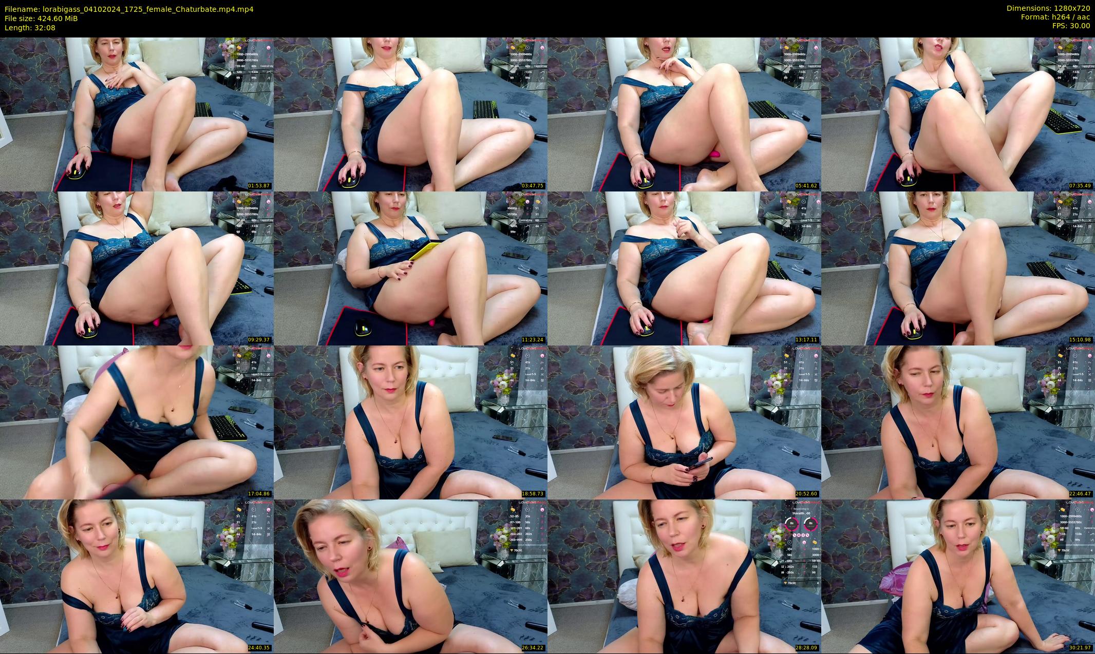 lorabigass — 33 minute Chaturbate female cam show recording, 720p, Oct 4, 2024