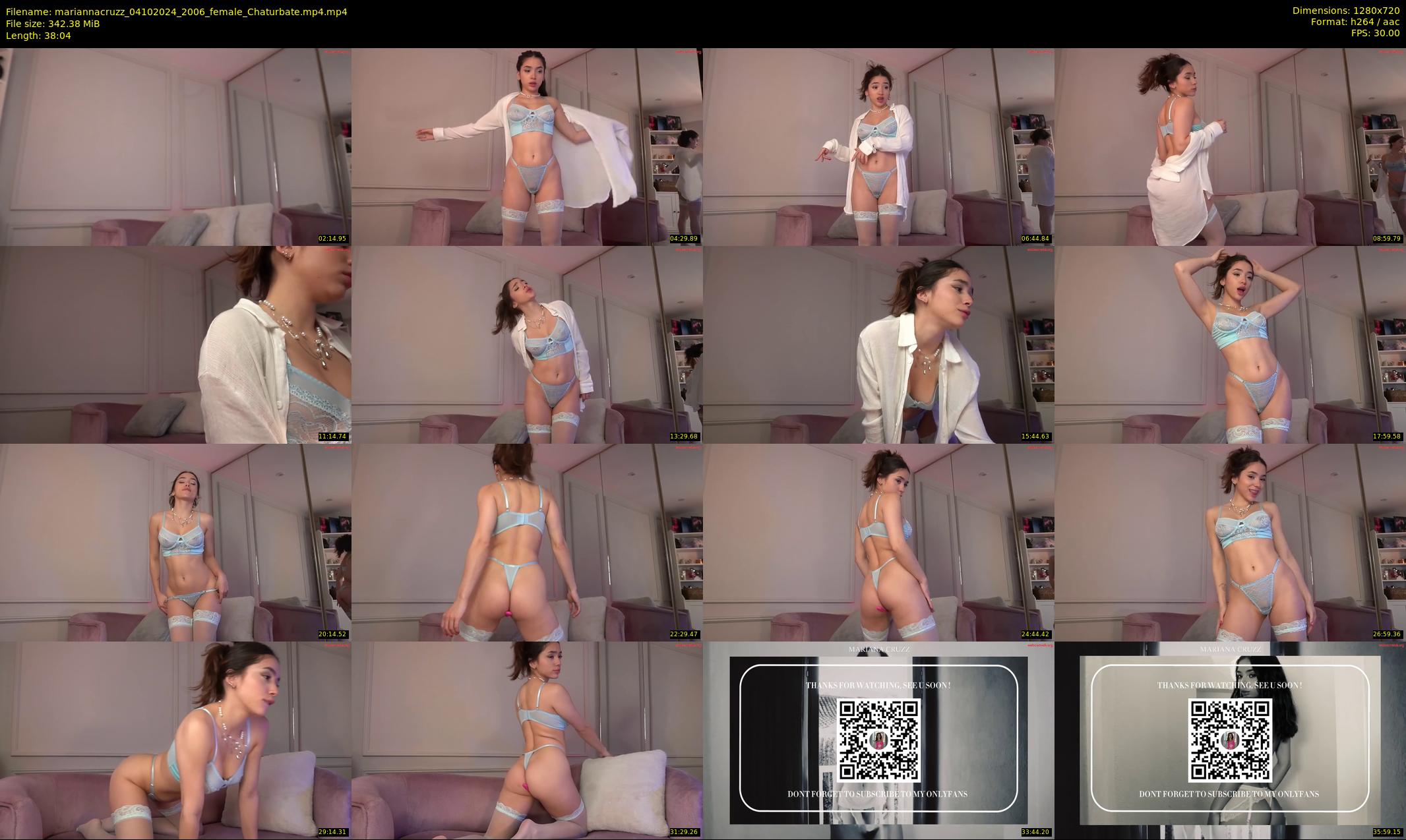 mariannacruzz — 39 minute Chaturbate female cam show recording, 720p, Oct 4, 2024