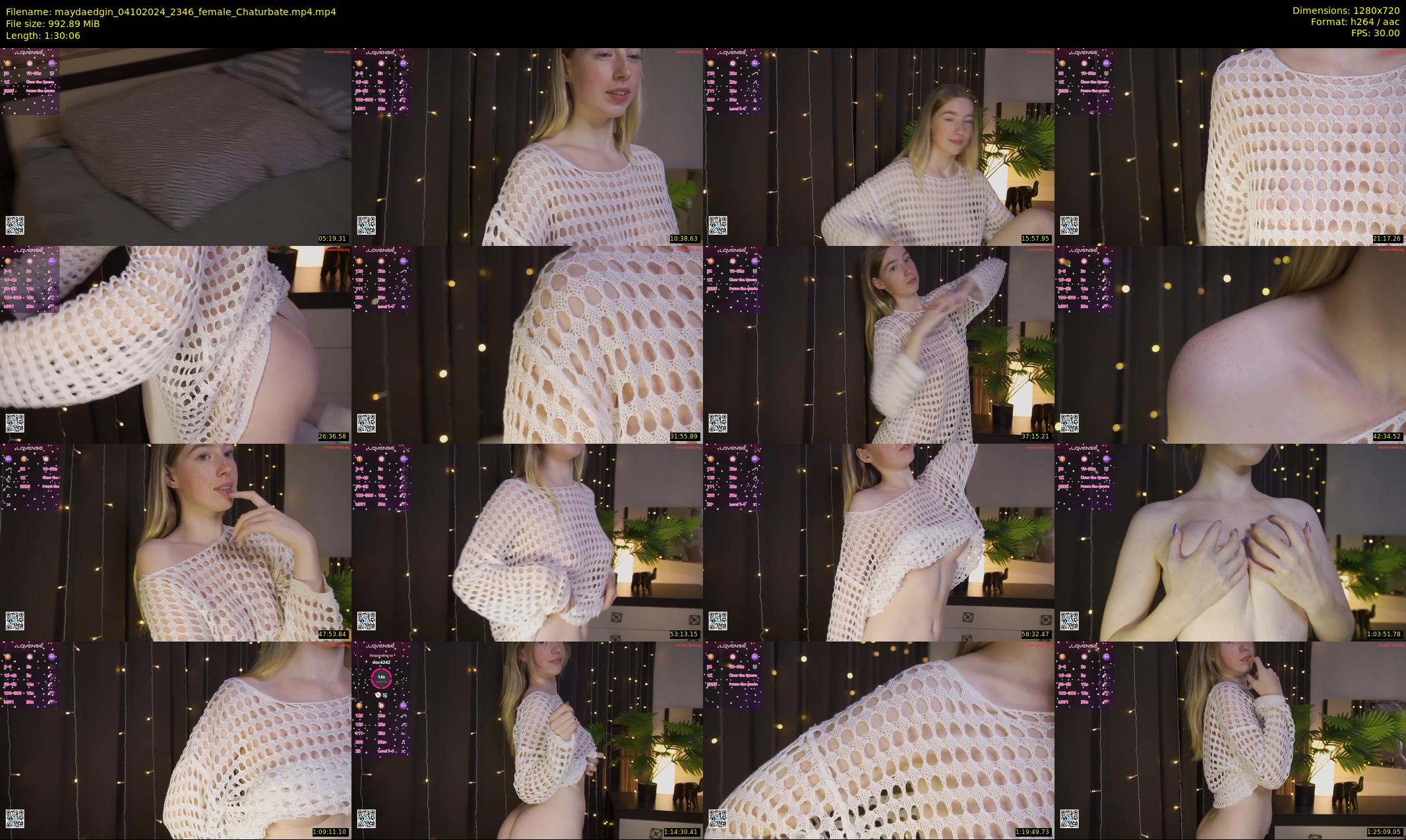 maydaedgin — 91 minute Chaturbate female cam show recording, 720p, Oct 4, 2024