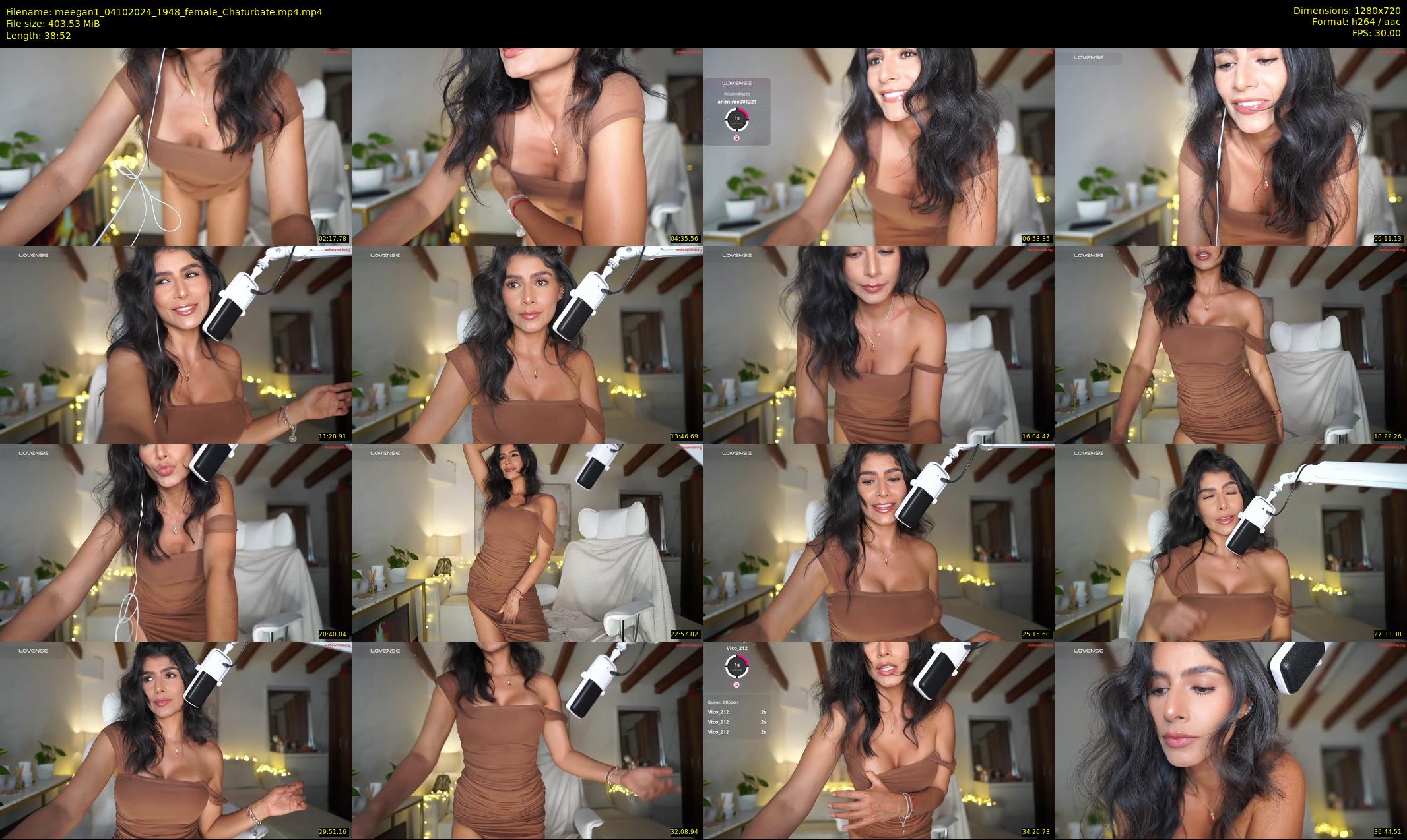 meegan1 — 39 minute Chaturbate female cam show recording, 720p, Oct 4, 2024