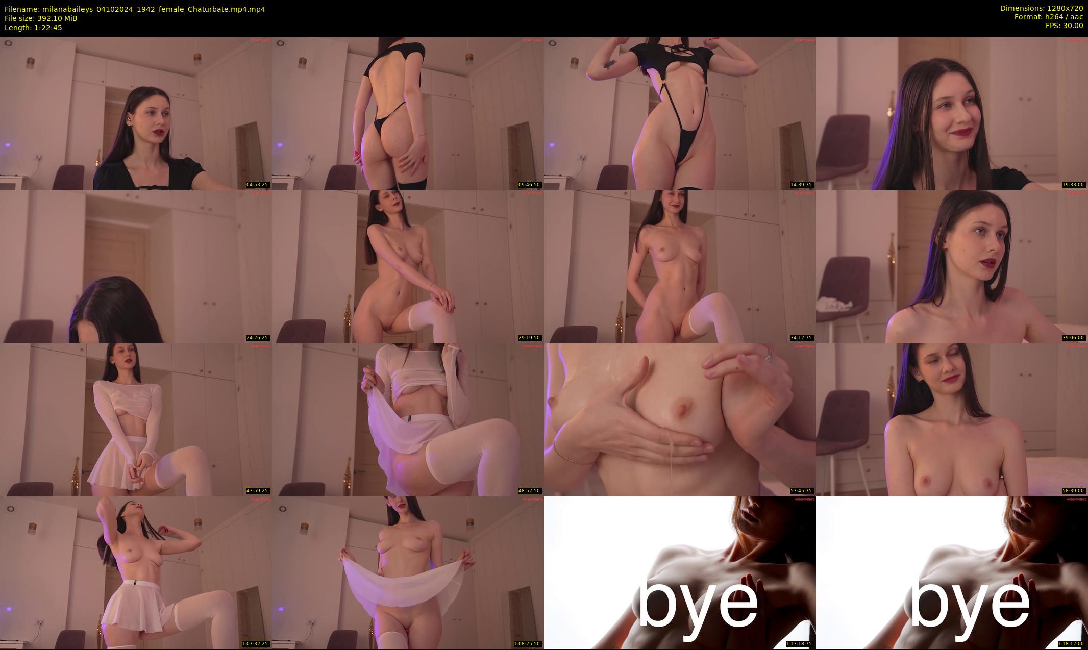 milanabaileys — 83 minute Chaturbate female cam show recording, 720p, Oct 4, 2024